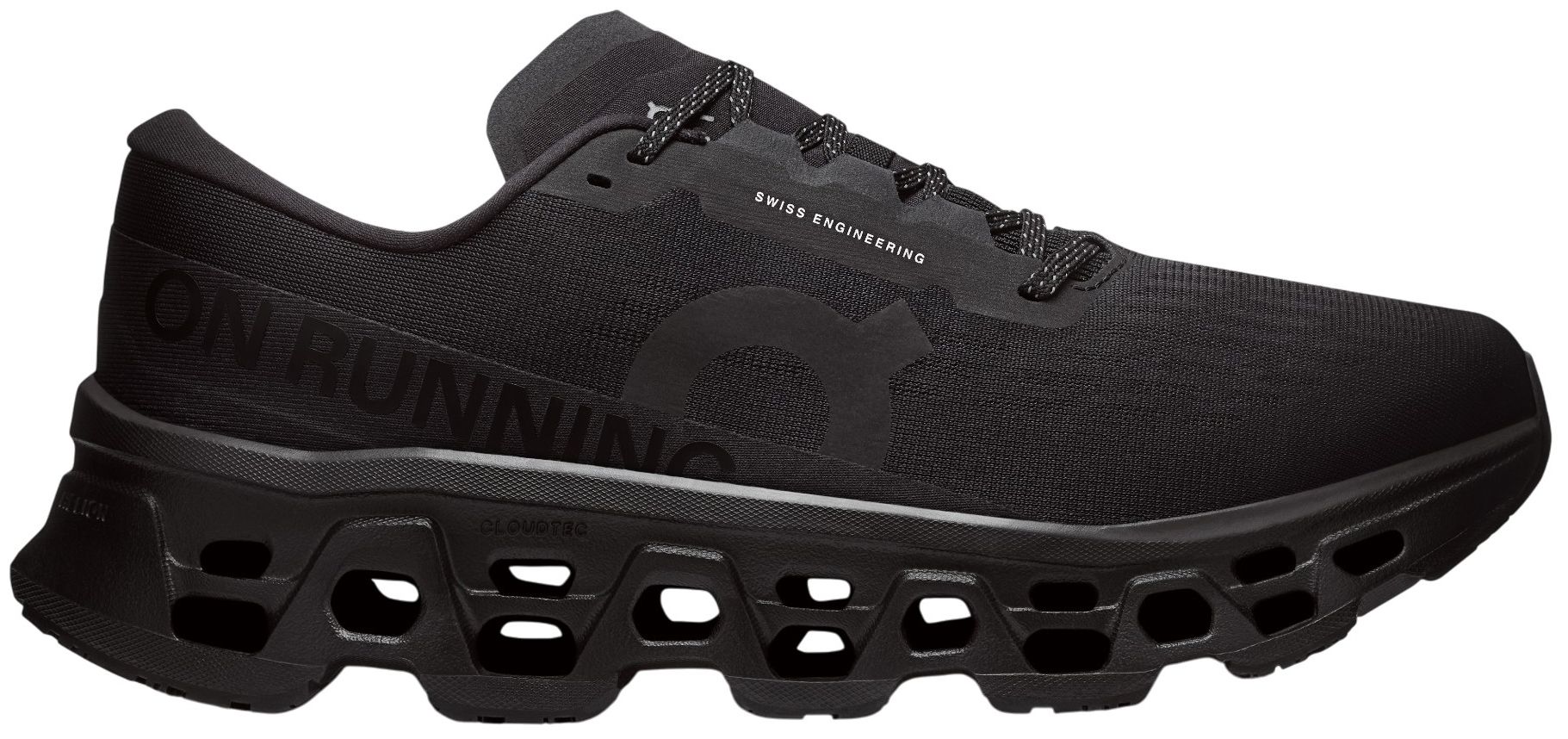 On Running Cloudmonster Men’s Size 11 Black White Running Shoes CloudTec NIB On Cloudmonster 2 | Black/Frost | Men main image 2