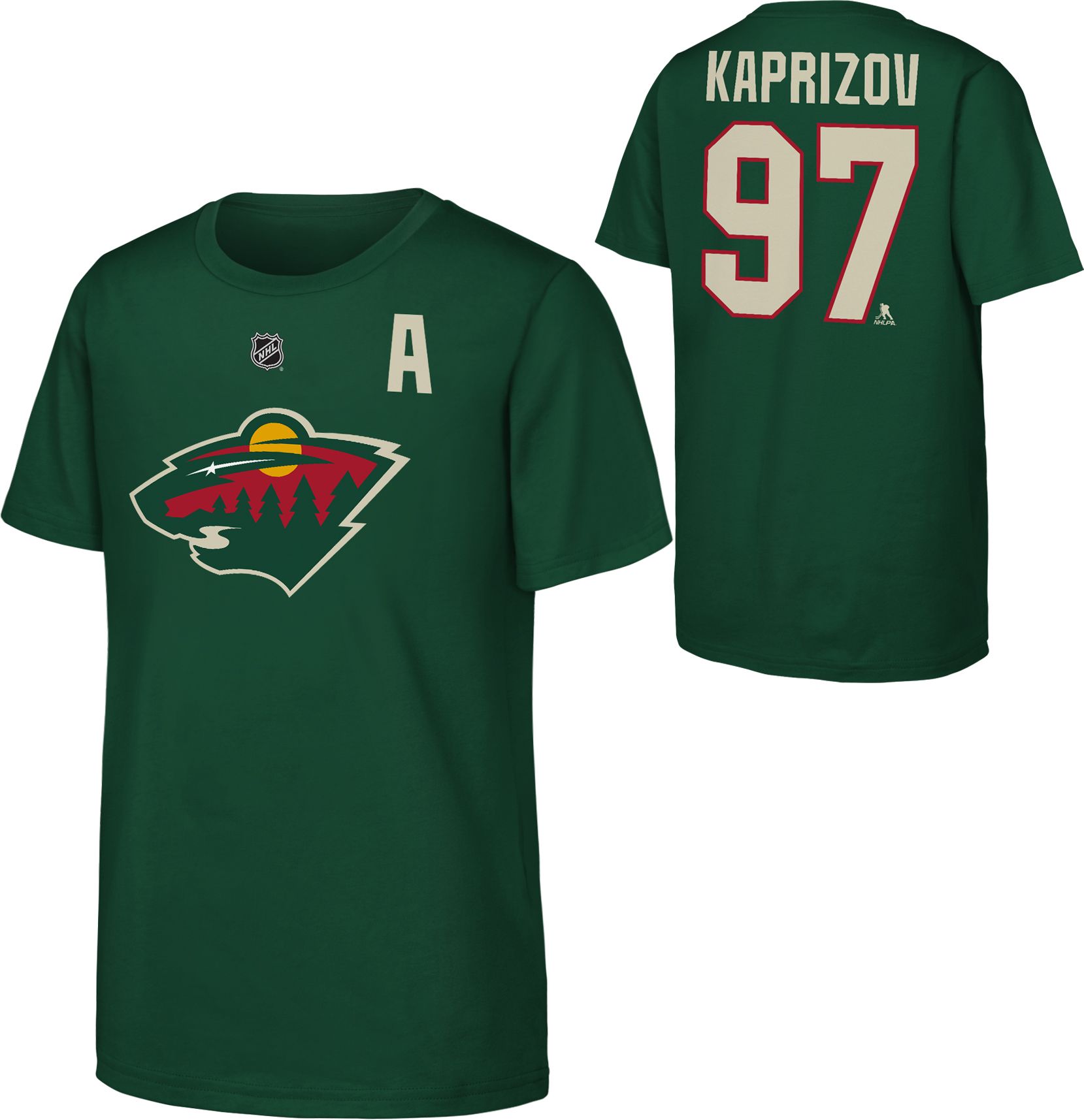 NHL Boys' Minnesota Wild Kirill Kaprizov Home T-Shirt | Dick's