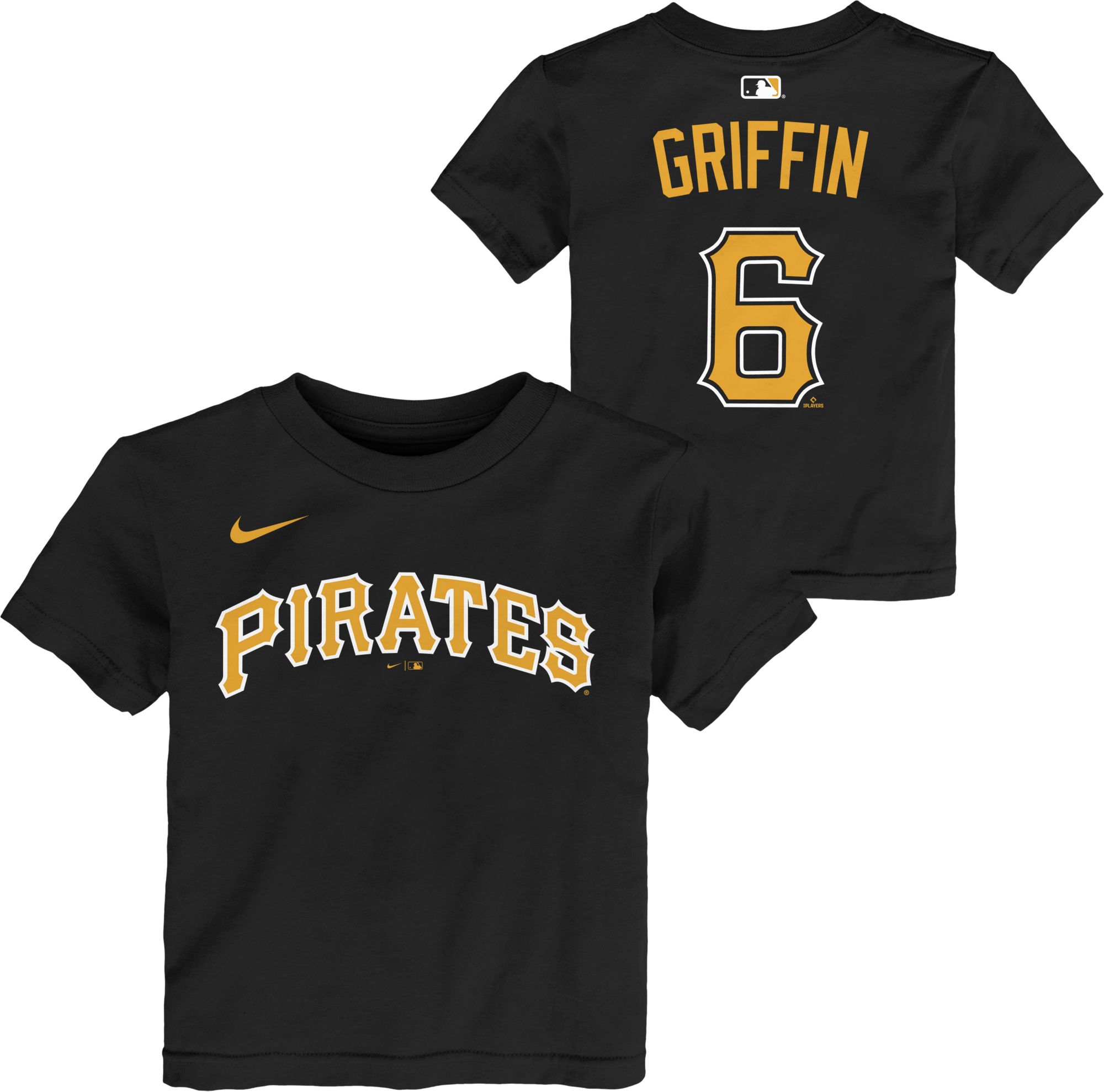 MLB Team Apparel Toddler Pittsburgh Pirates Konnor Griffin #6 Home