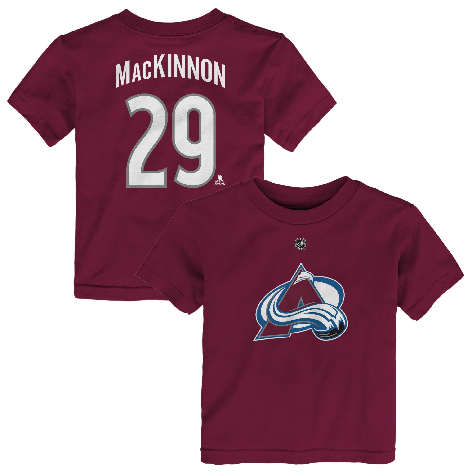 NHL Toddler Colorado Avalanche Nathan MacKinnon #29 Team Red T