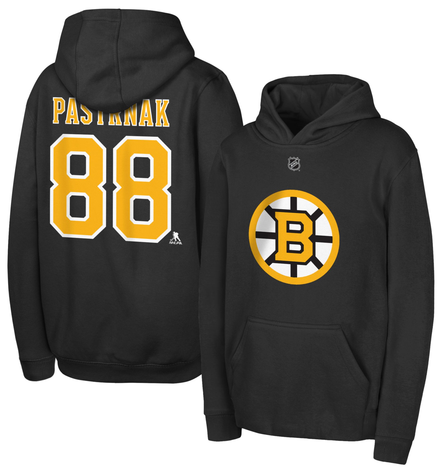 NHL Team Apparel Youth Boston Bruins David Pastrnak Hoodie