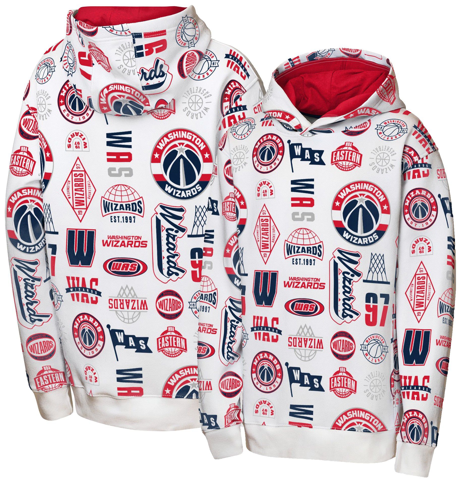 UA×東京大学“Warriors“チームパーカー MDサイズ NBA Team Apparel Youth Washington Wizards 3 and D All Over Print