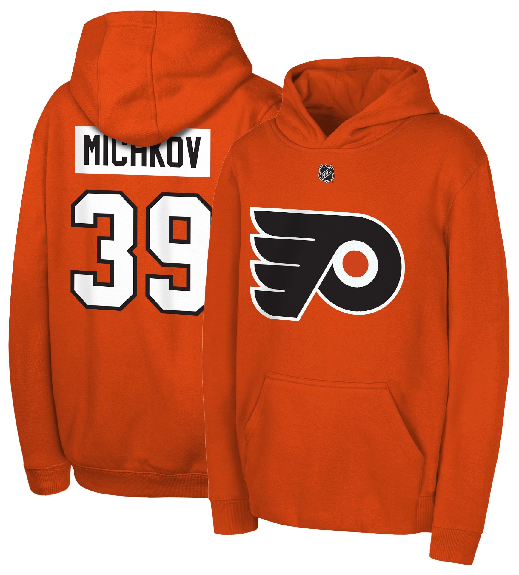 NHL Team Apparel Youth Philadelphia Flyers Matvei Michkov Hoodie