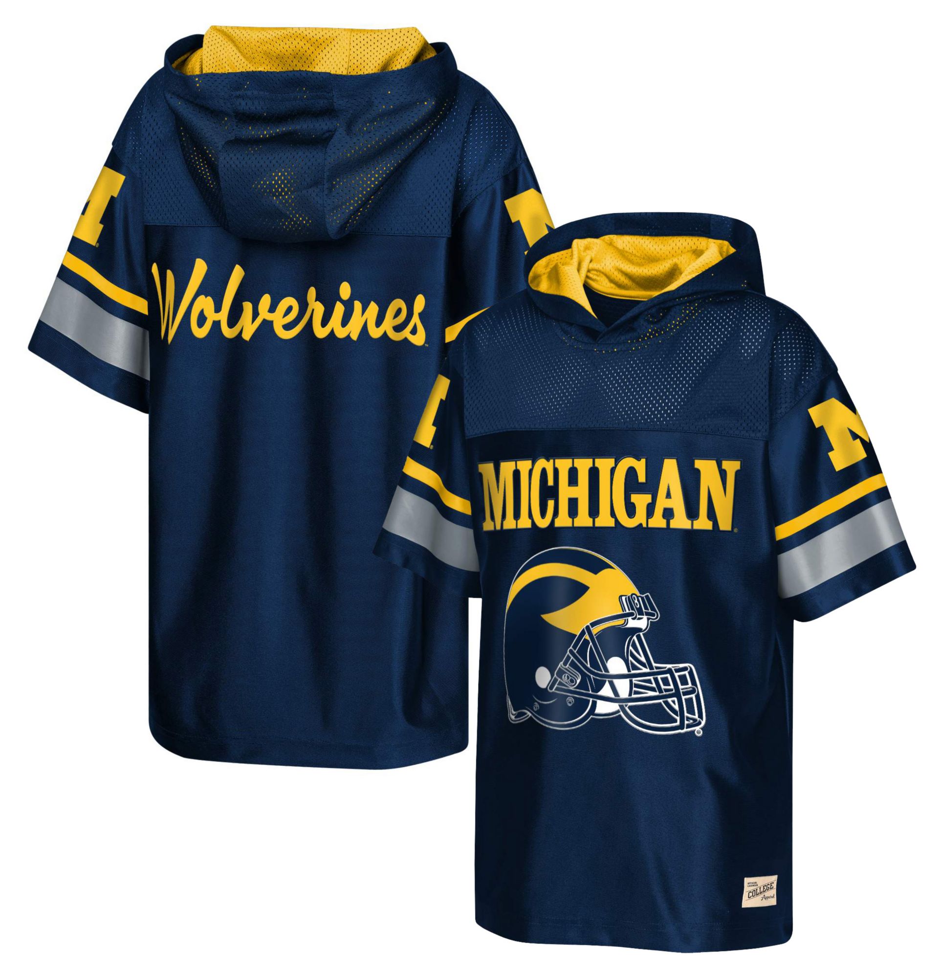 NCAA Youth Michigan Wolverines Navy N-Zone Hoodie | Dick's