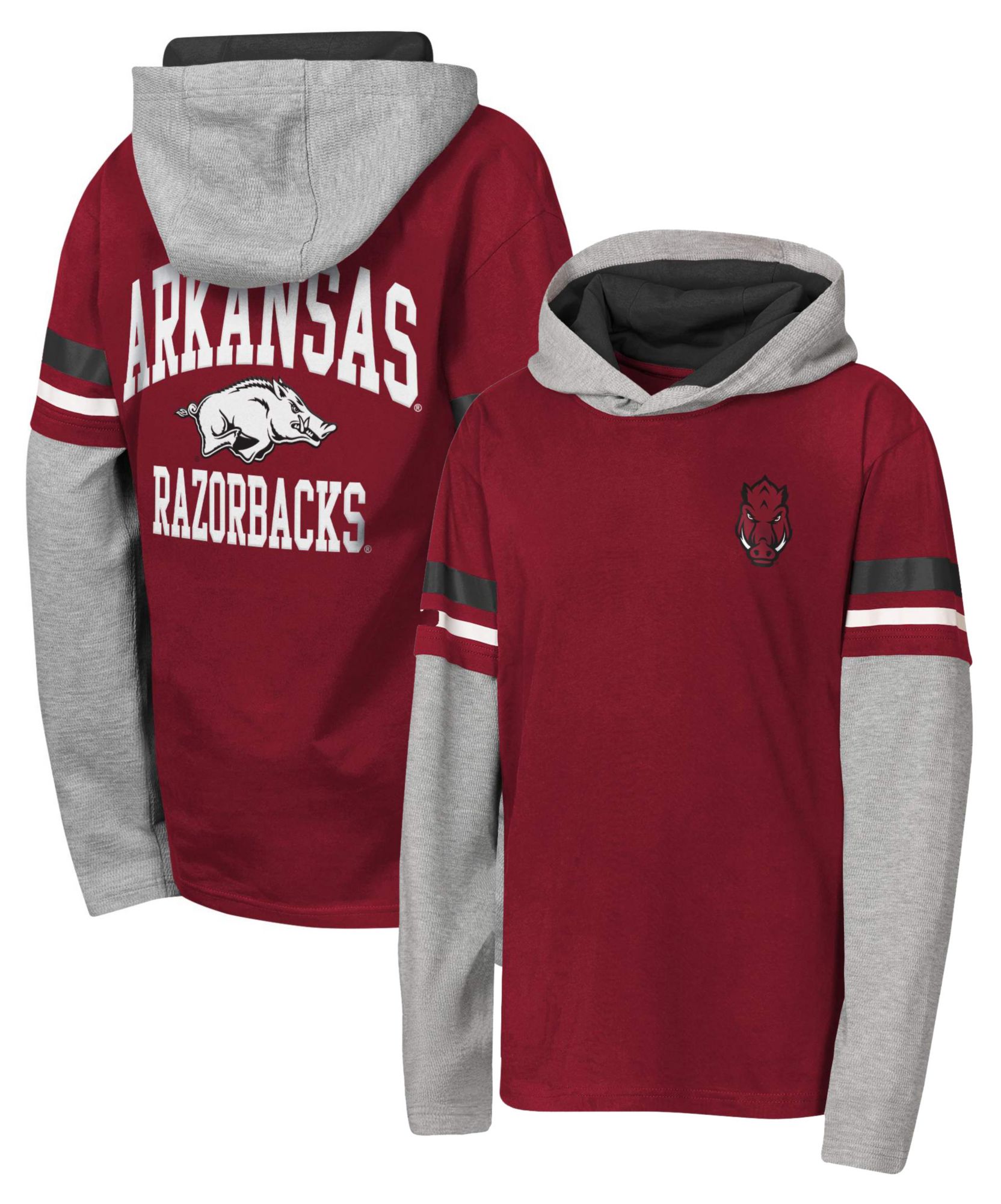 NCAA Youth Arkansas Razorbacks Red Fair Catch Hoodie | Dick's
