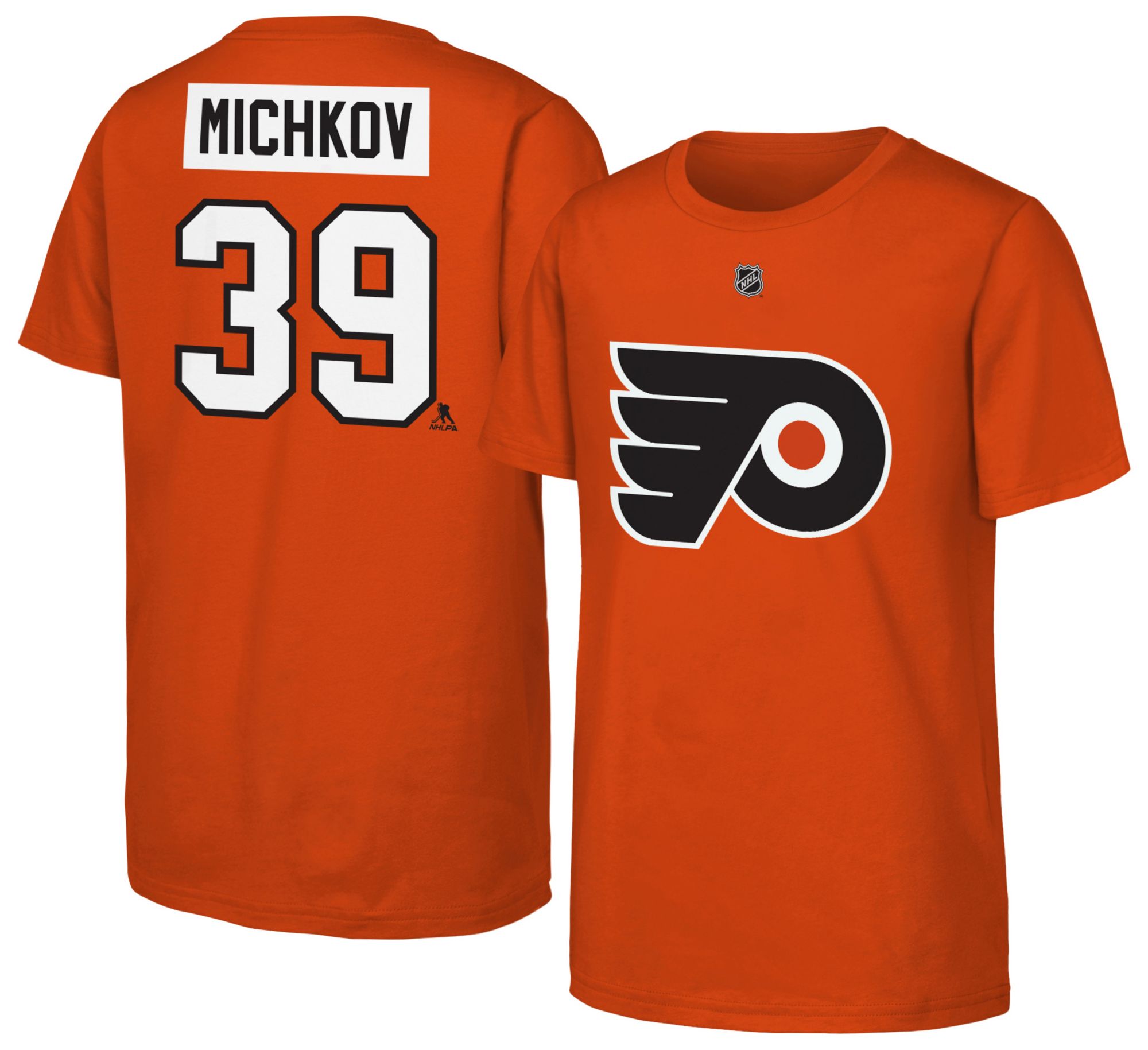 NHL Youth Philadelphia Flyers Matvei Michkov #39 Brilliant Orange