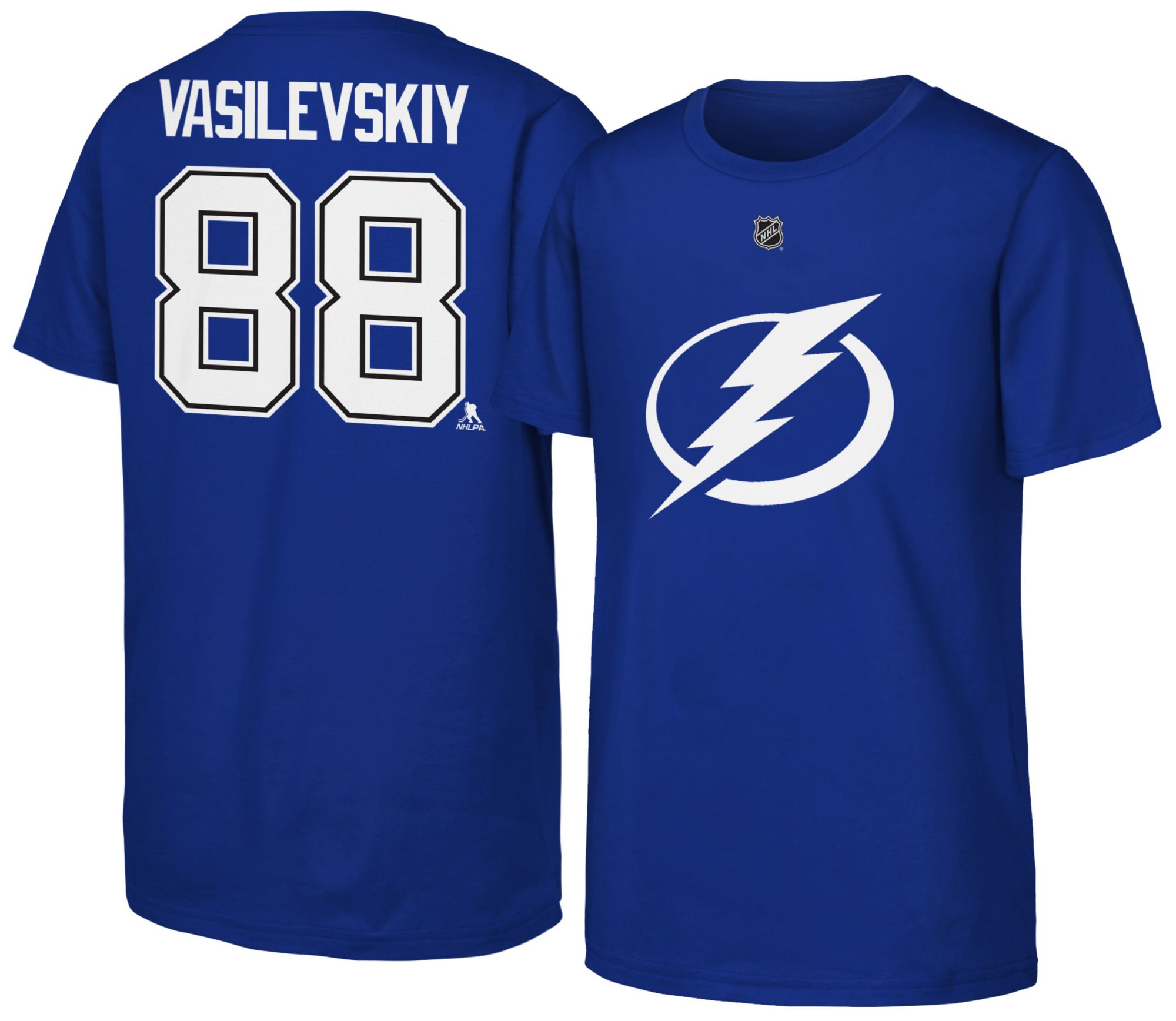 NHL Youth Tampa Bay Lightning Andrei Vasilevskiy #88 Rush Blue T