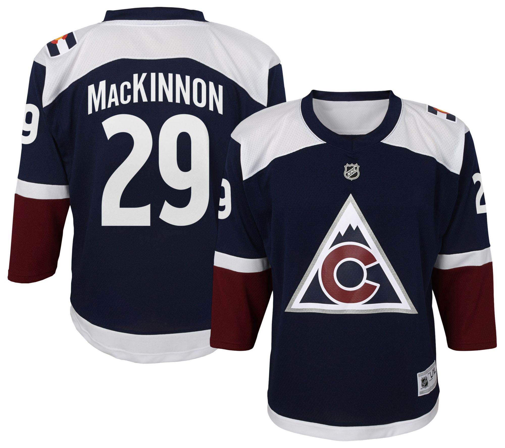NHL Youth Colorado Avalanche Nathan MacKinnon #29 Navy Alternate
