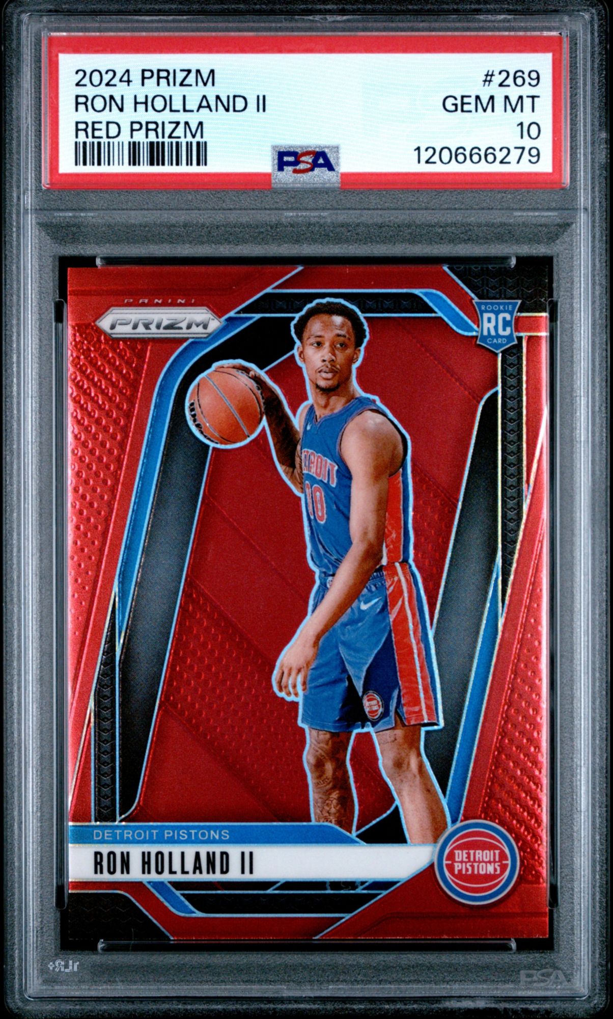 2024 Panini Prizm 269 Ron Holland II Red Prizm PSA 10 | Dick's