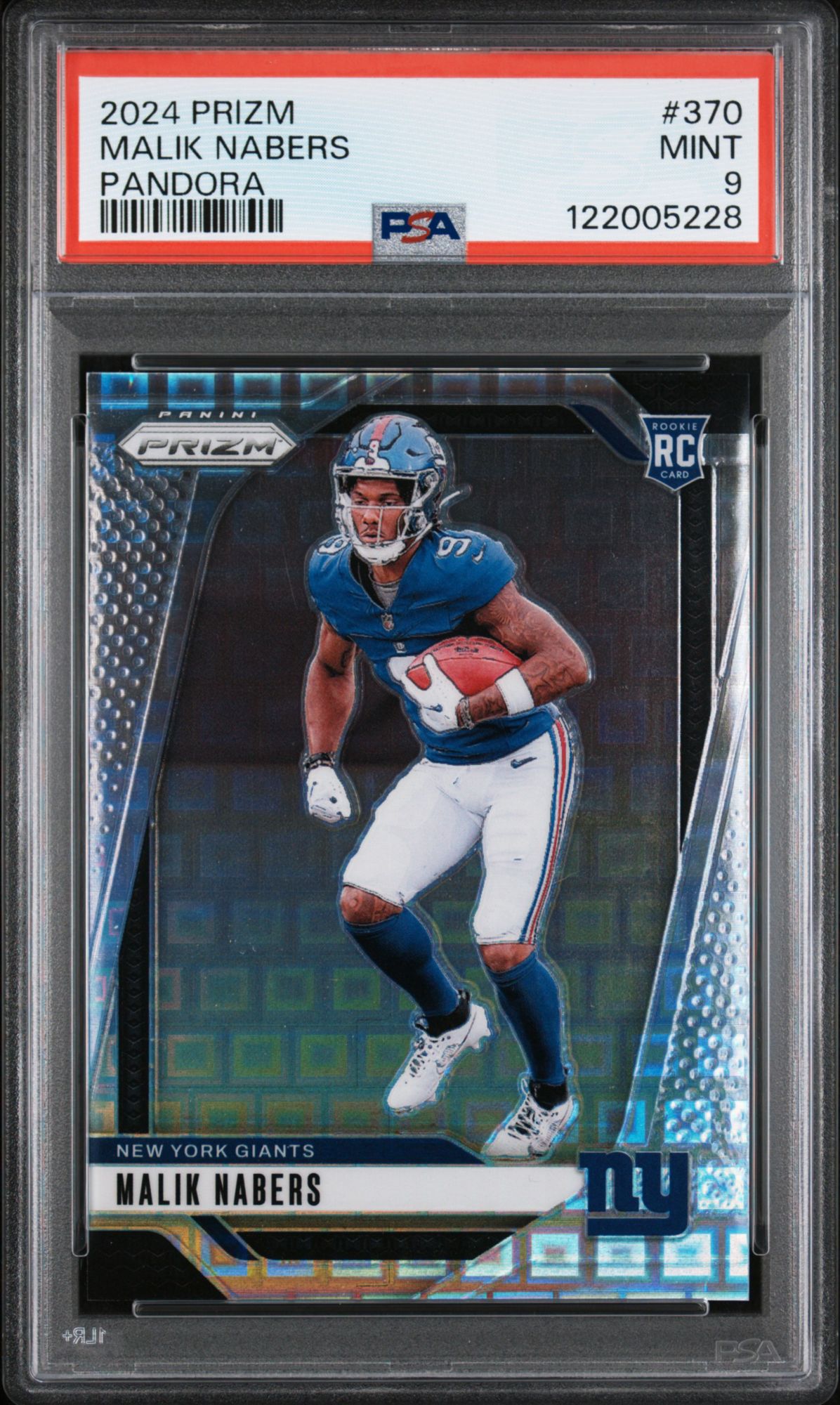 2024 Panini Prizm 370 Malik Nabers Pandora PSA 9 | Dick's Sporting
