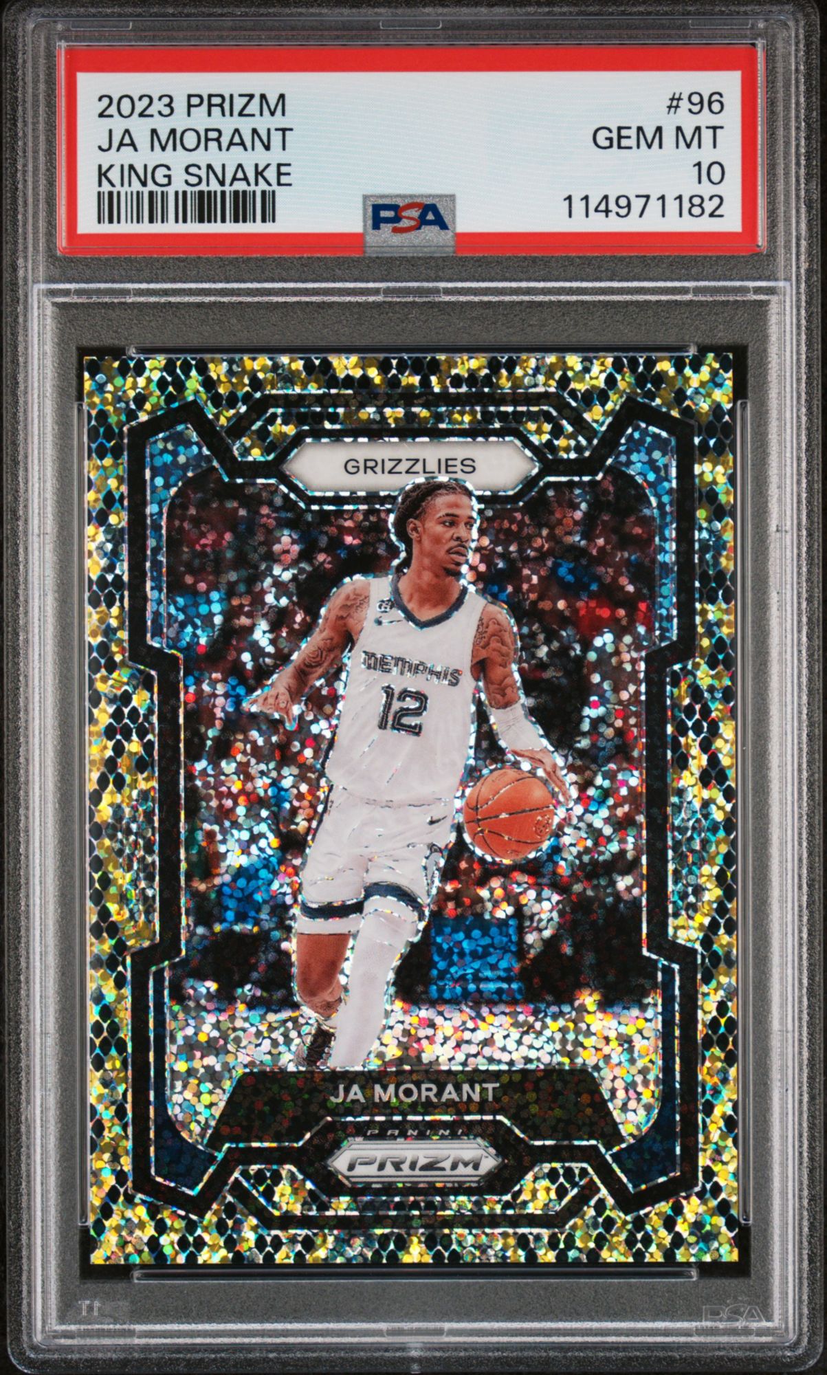 2023 Panini Prizm 96 Ja Morant King Snake PSA 10 | Dick's Sporting