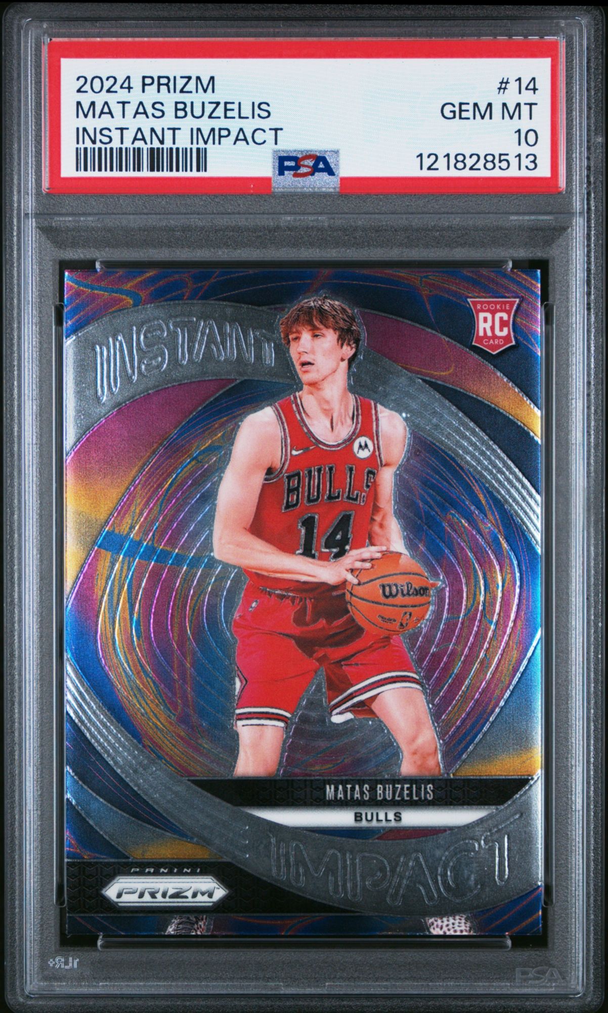 2024 Panini Prizm Instant Impact 14 Matas Buzelis PSA 10 | Dick's
