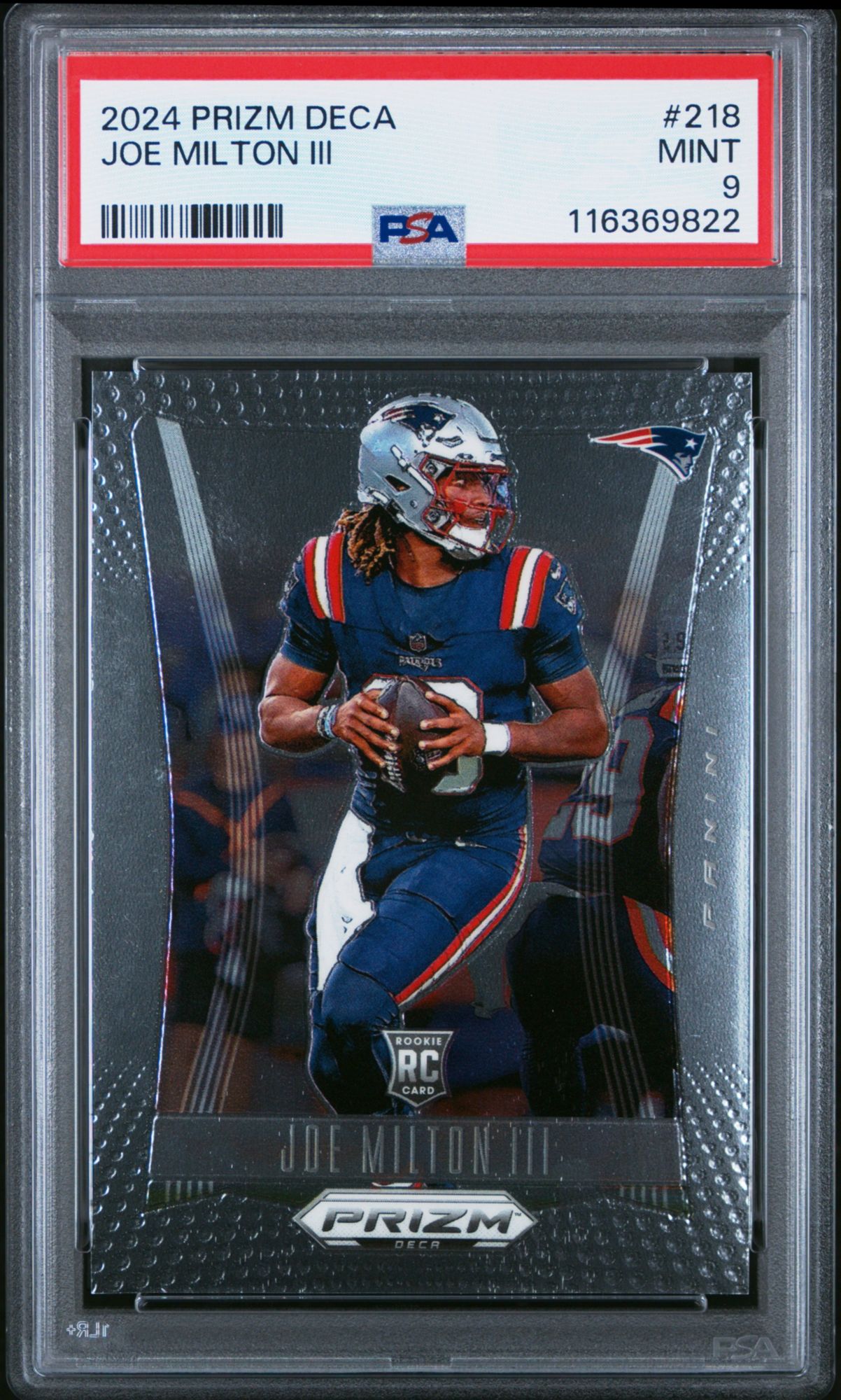 2024 Panini Prizm Deca 218 Joe Milton Iii PSA 9 | Dick's Sporting