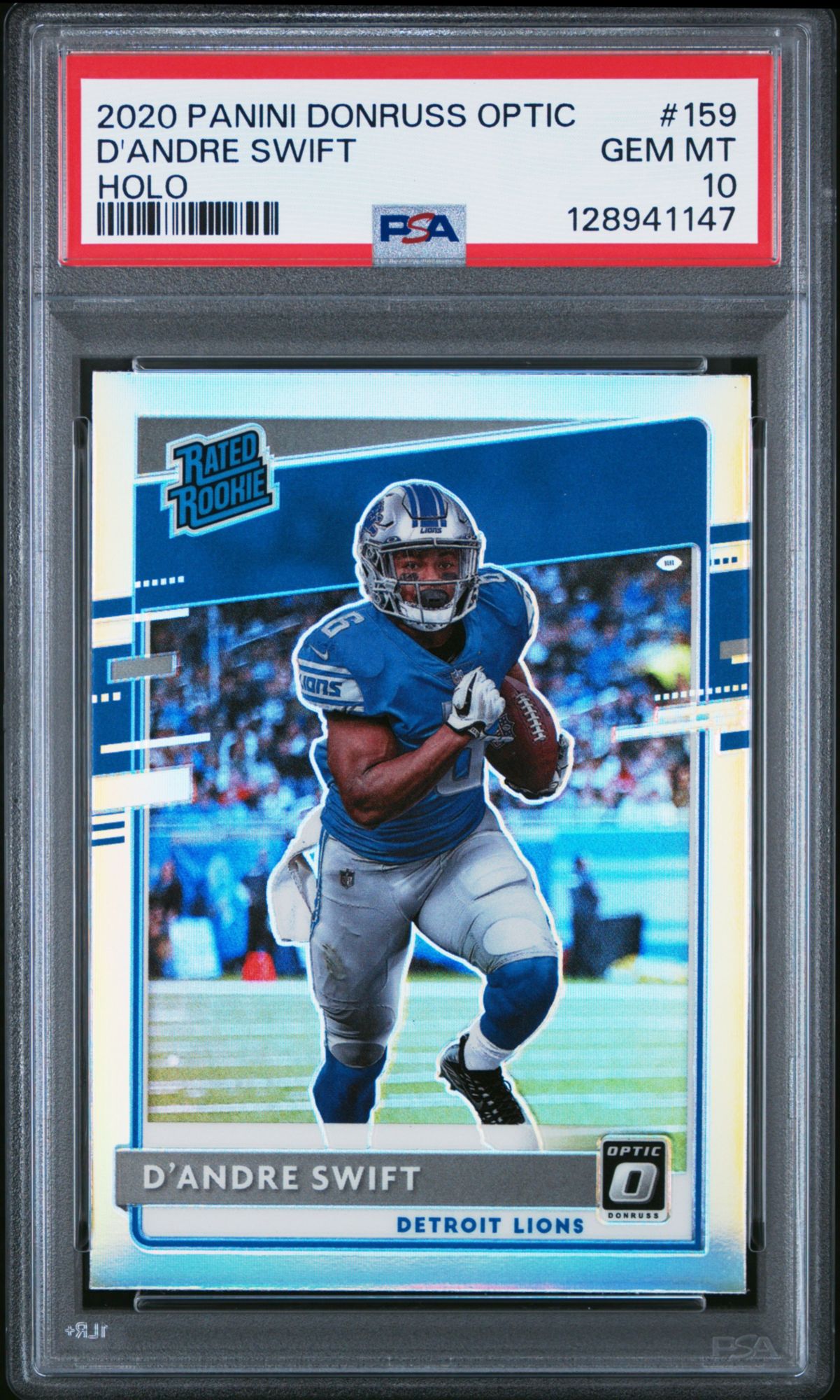 2020 Panini Donruss Optic 159 D'Andre Swift Holo PSA 10 | Dick's