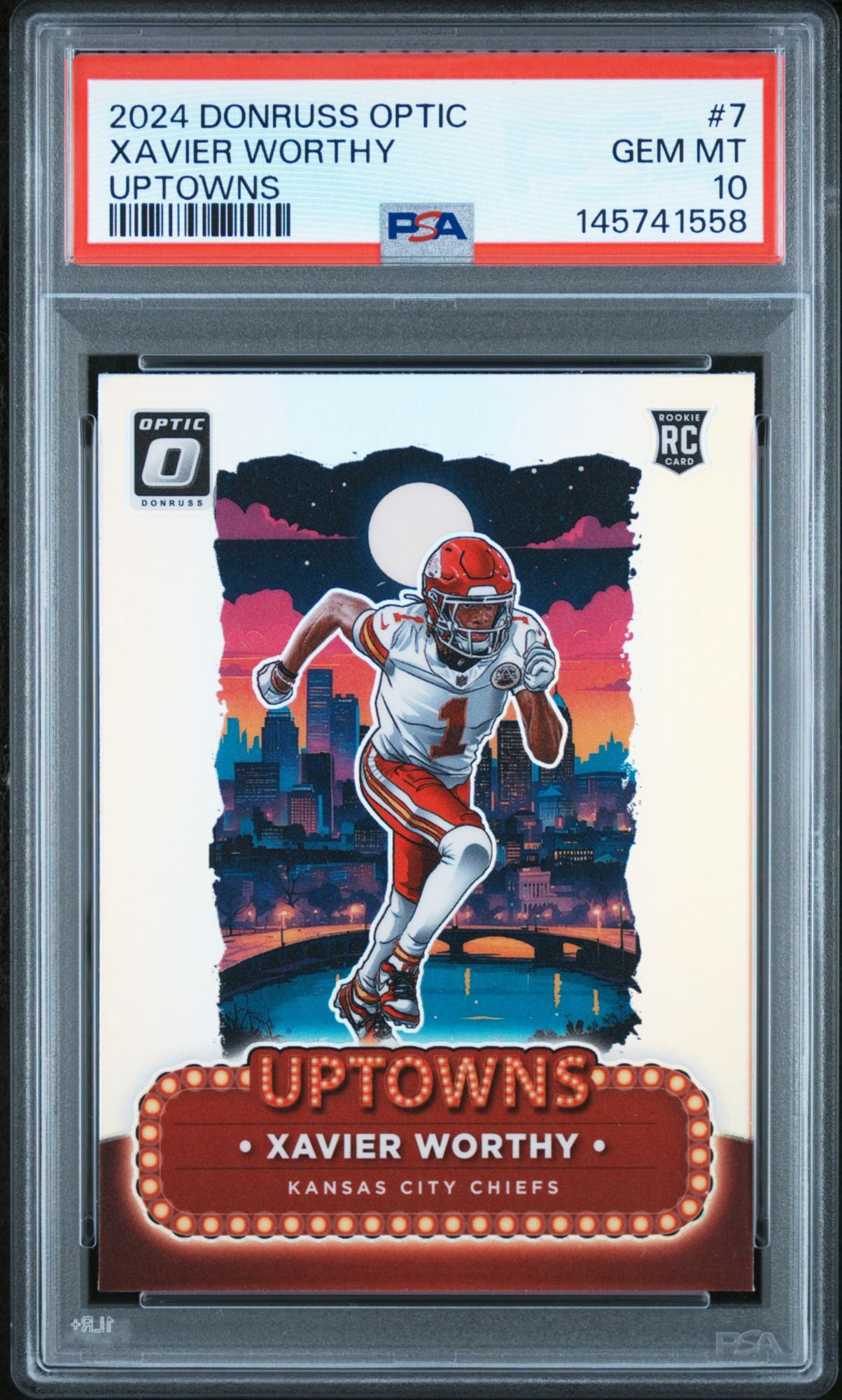 2024 Panini Donruss Optic Uptowns 7 Xavier Worthy PSA 10 | Dick's