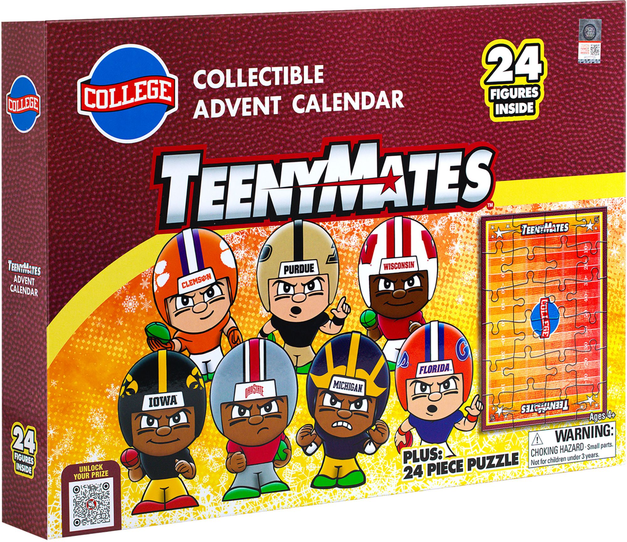 Party Animal TeenyMates 2026 College Football DSG Exclusive Advent