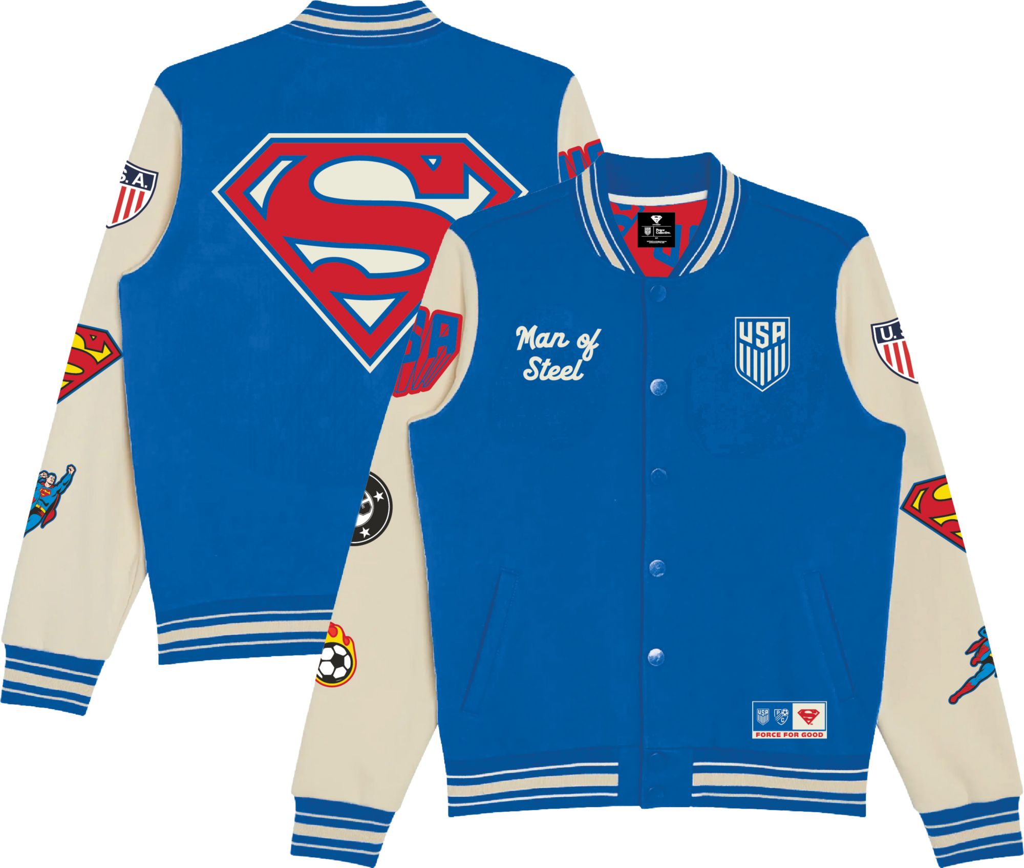 Peace Collective Adult U.S. Soccer | DC Worlds Collide Superman