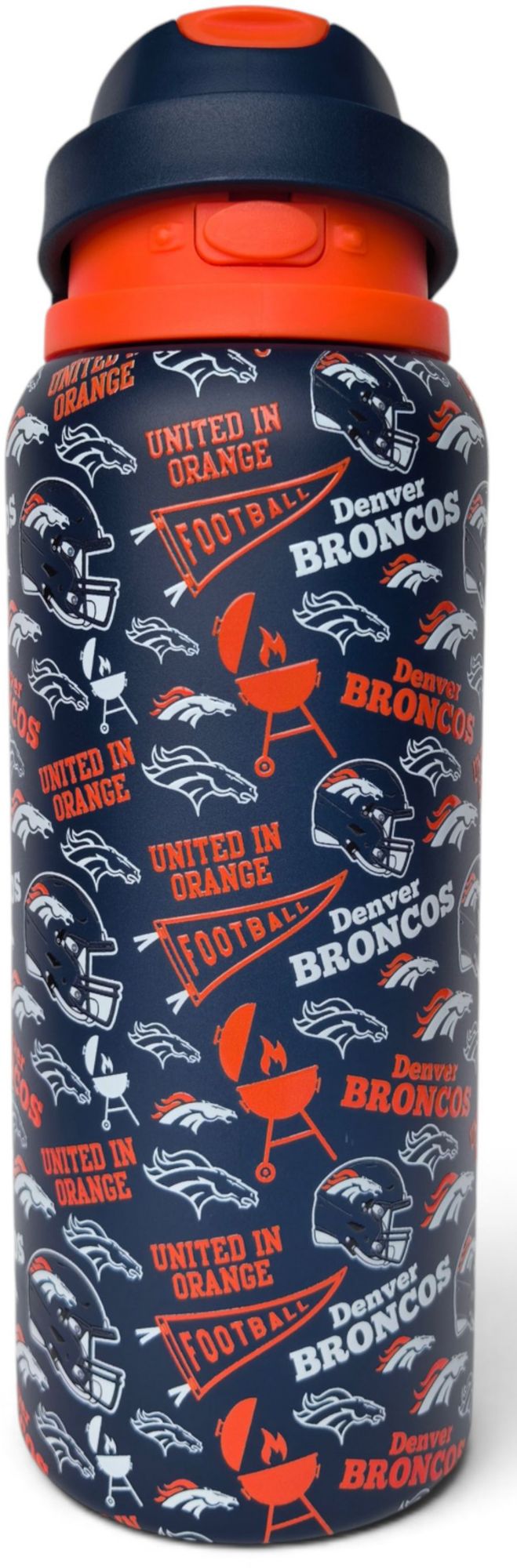 Pegasus Sports Denver Broncos Orange 32 oz. Gameday Sipper