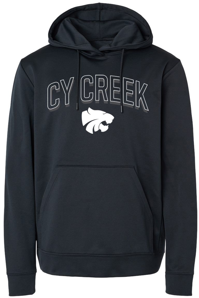 Pel Athletic Adult Cypress Creek High School Black Pullover Hoodie