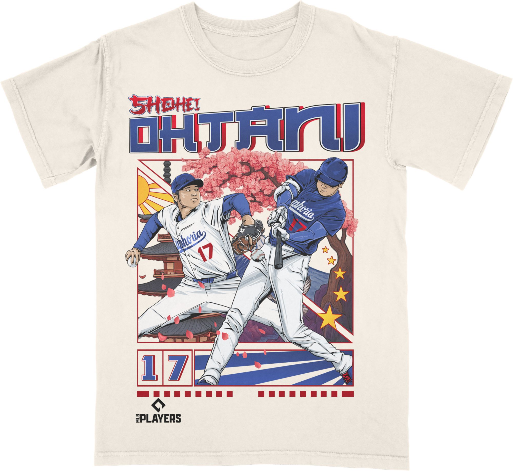 Planet Euphoria Youth Los Angeles Ivory Shohei Ohtani T-Shirt