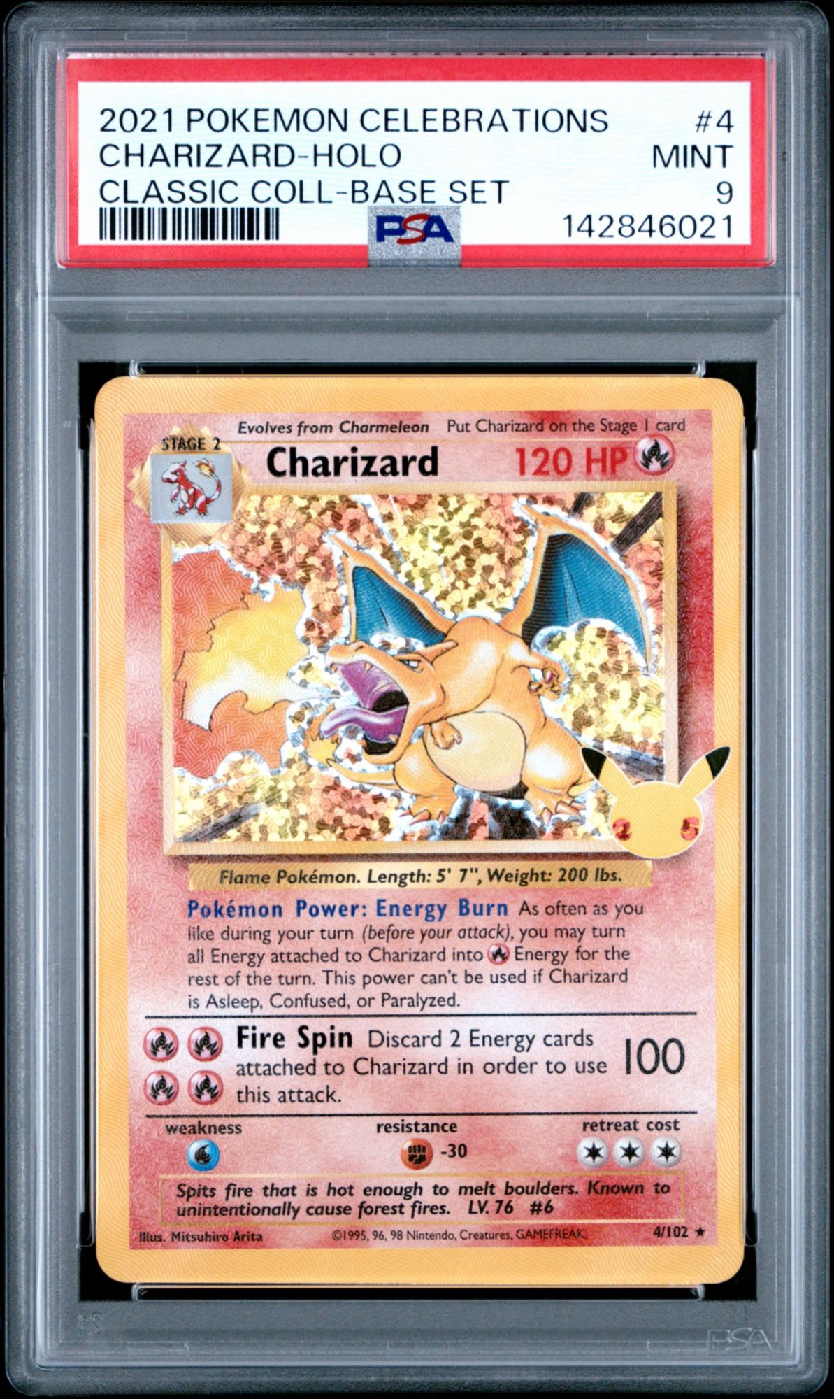 charizard pokemon card for sale  ex  SVP 056  Full Art Black Star Promo  Single  Holofoil : Toys & Games cementing its place as a must 2021 Pokemon Celebrations Classic Collection