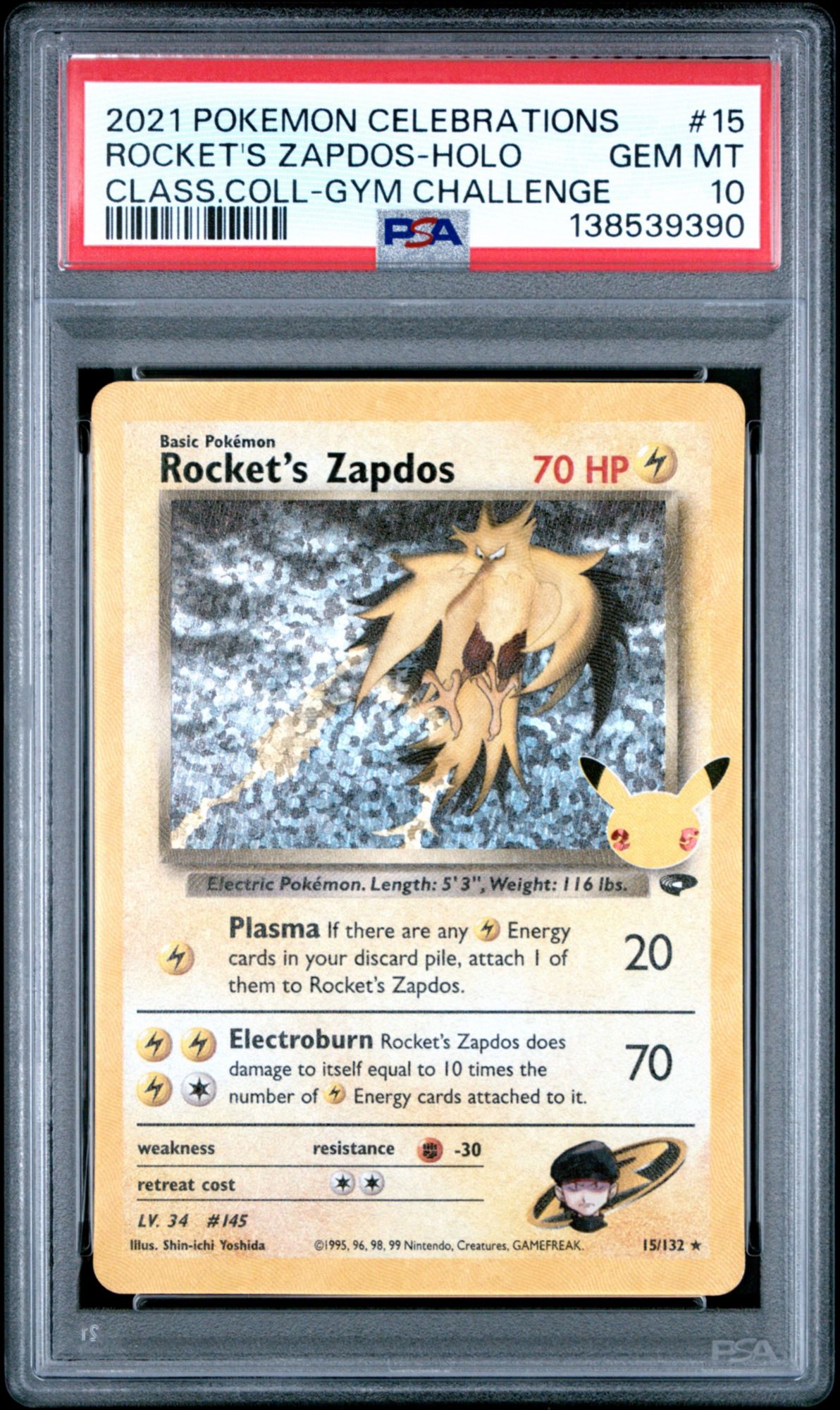 pokemon zapdos card price - Jumbo - ex SVP 049 - Pokemon 151 Black Star Promo - Holo Foil Zapdos does 10 damage times the number of tails to itself. Zapdos 1995 Base Set #16/102