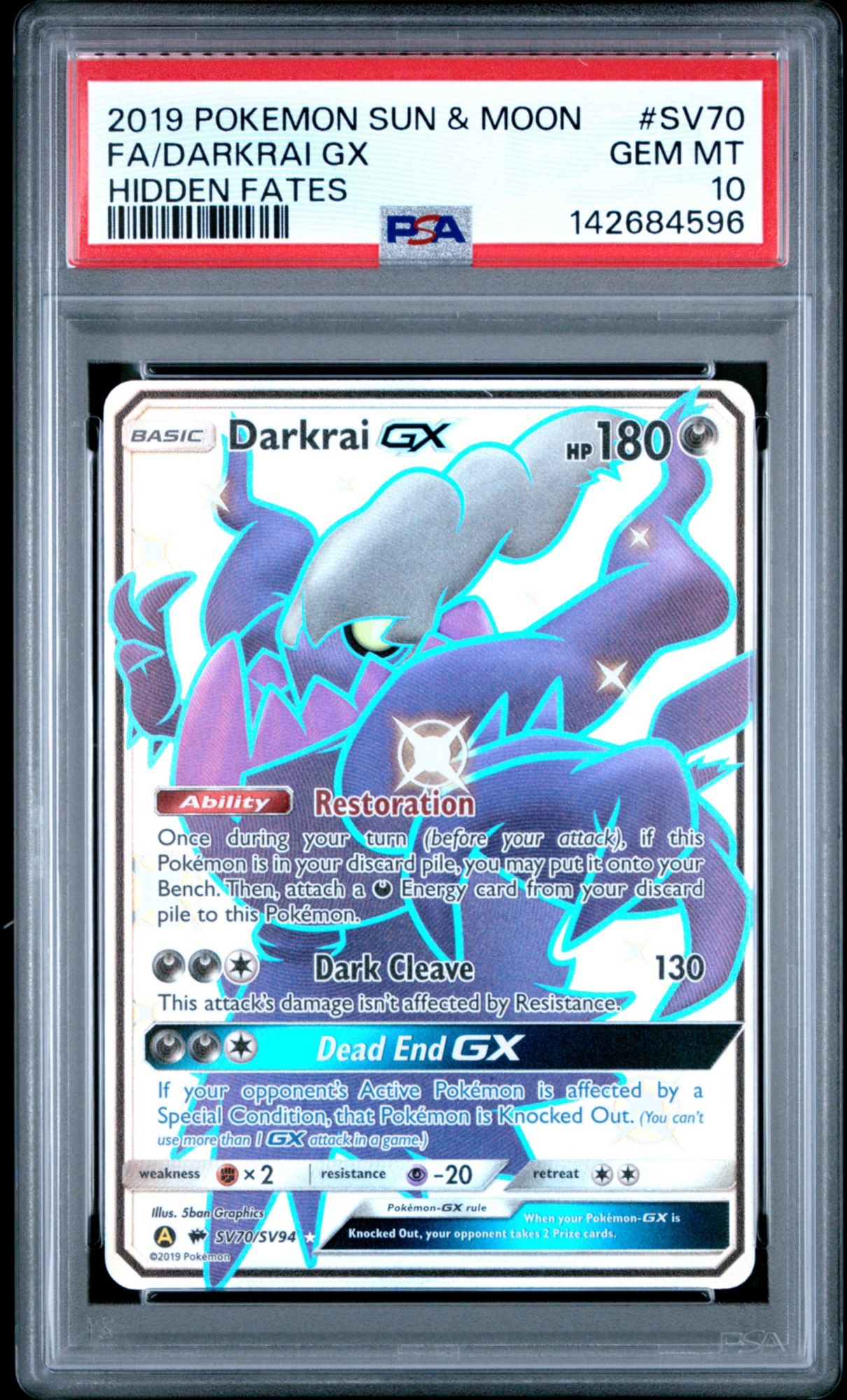 darkrai pokemon card full art - - 136/197 - Obsidian Flames - Reverse Foil clear acrylic holder that perfectly accentuates the stunning visual design and character artwork Pokémon TCG Darkrai EX Full