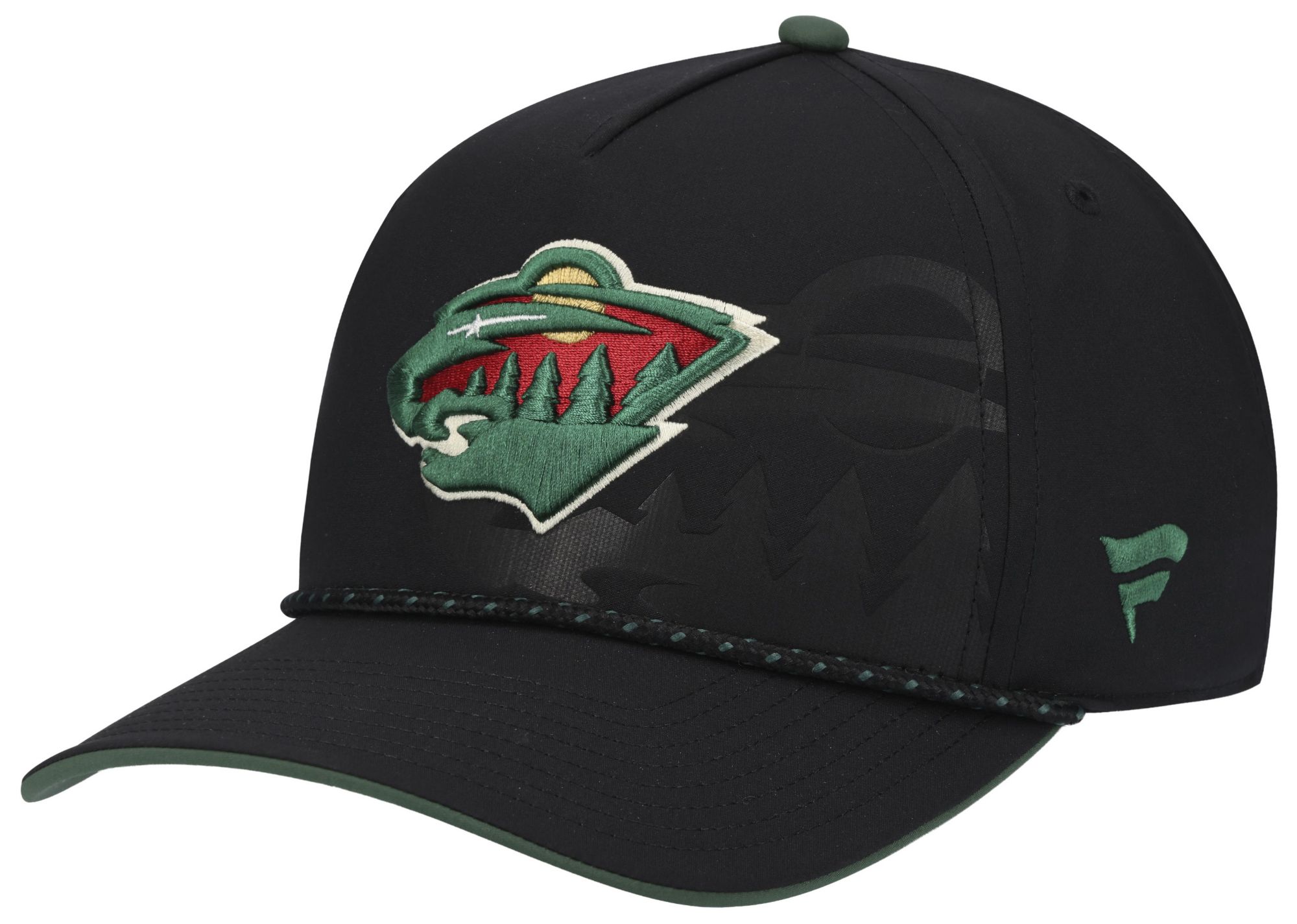 NHL Adult Minnesota Wild Black 2026 Draft A-Frame Snapback