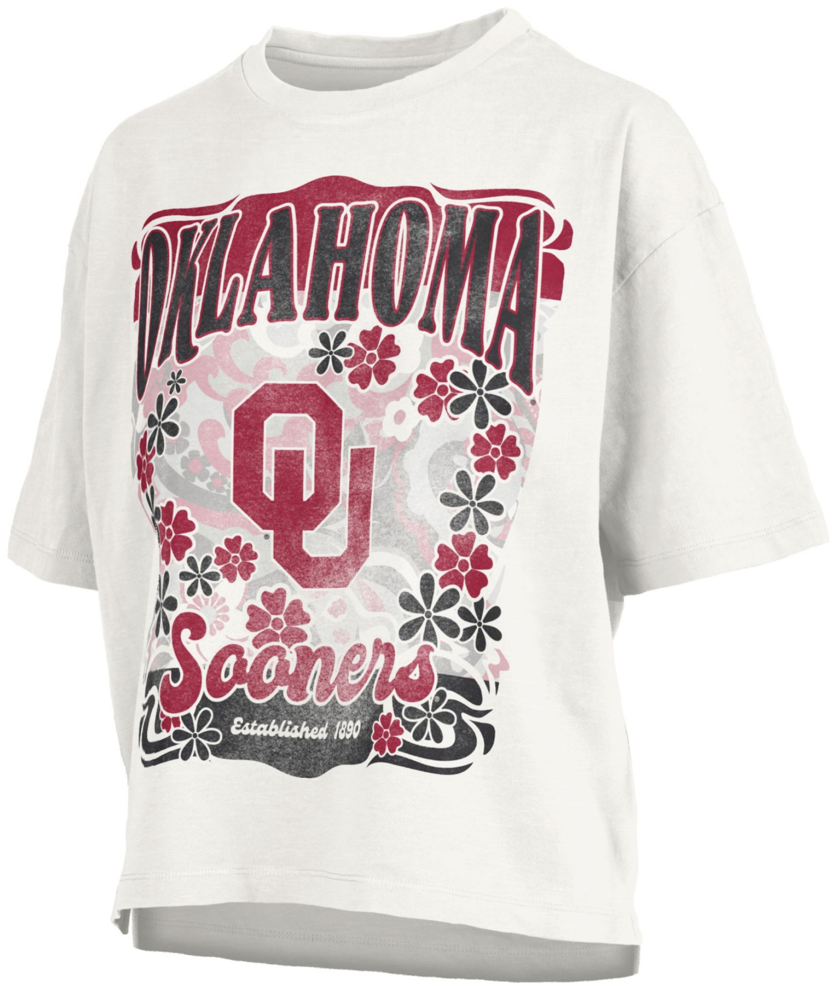 Pressbox Women's Oklahoma Sooners White Marley T-Shirt | Dick's