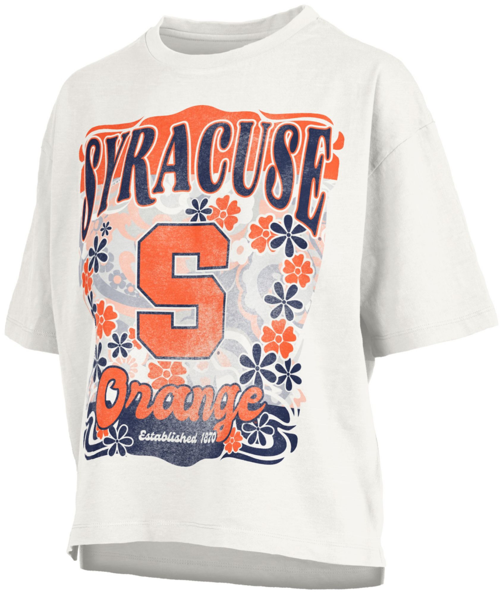 Pressbox Women's Syracuse Orange White Marley T-Shirt | Dick's