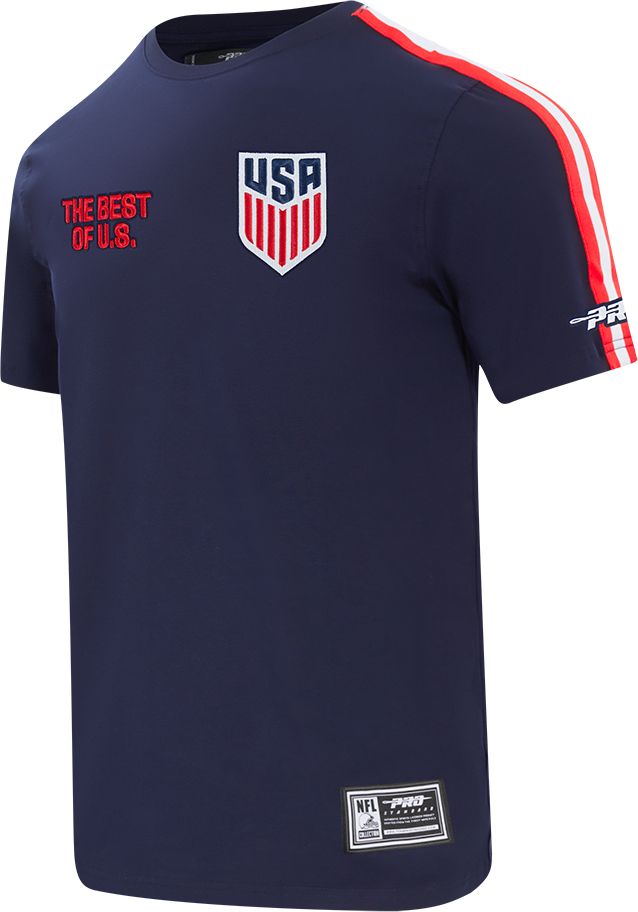 Pro Standard Adult USMNT Navy Chenille Tape T-Shirt | Dick's