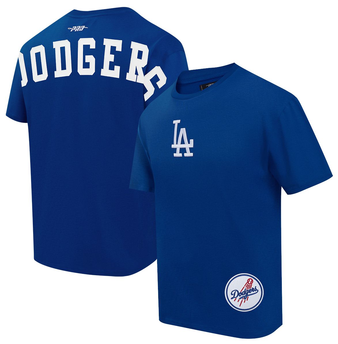Pro Standard Men's Los Angeles Dodgers Blue Wingspan Drop Shoulder