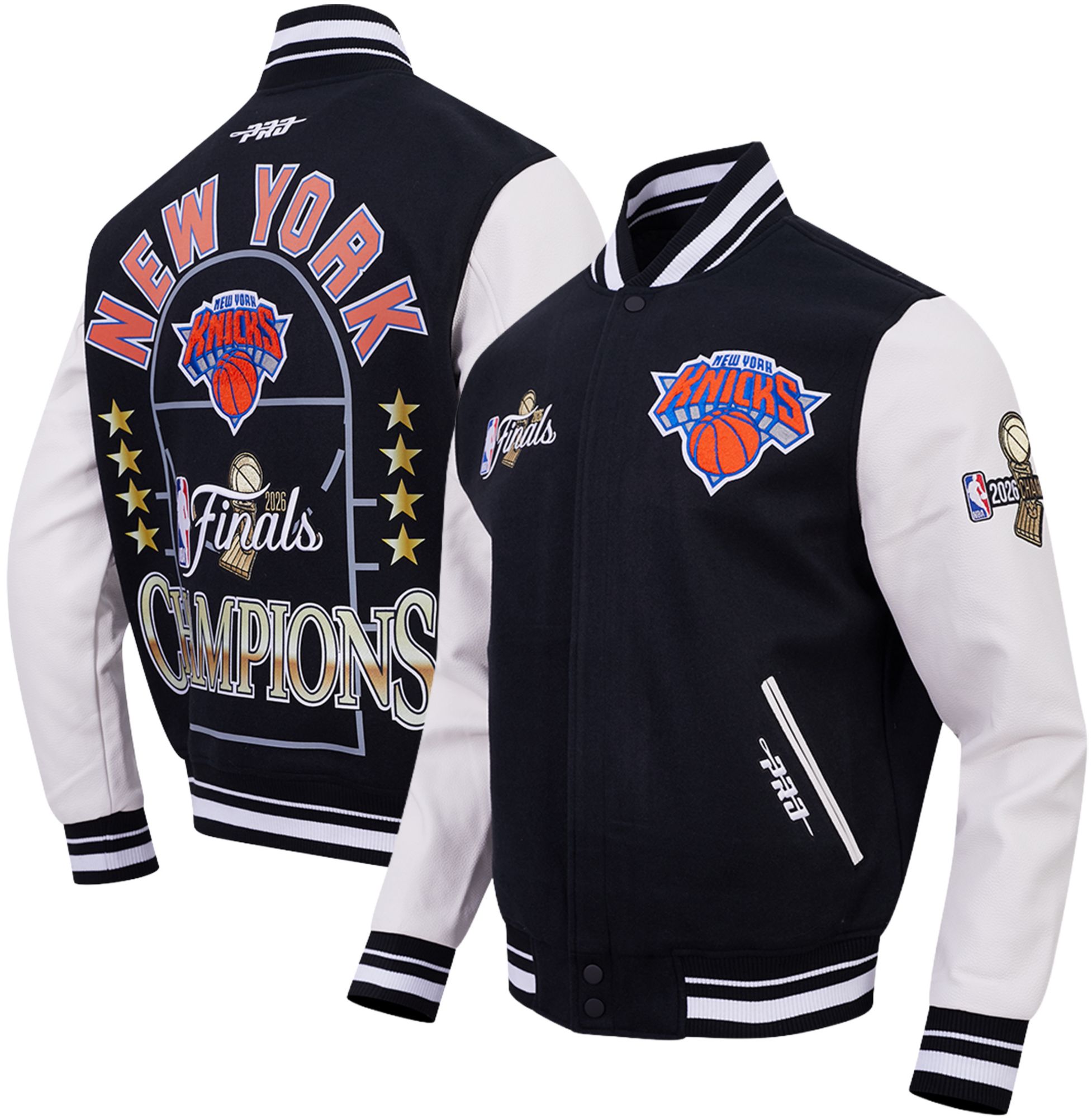 Pro Standard Adult 2026 NBA Champions New York Knicks Varsity