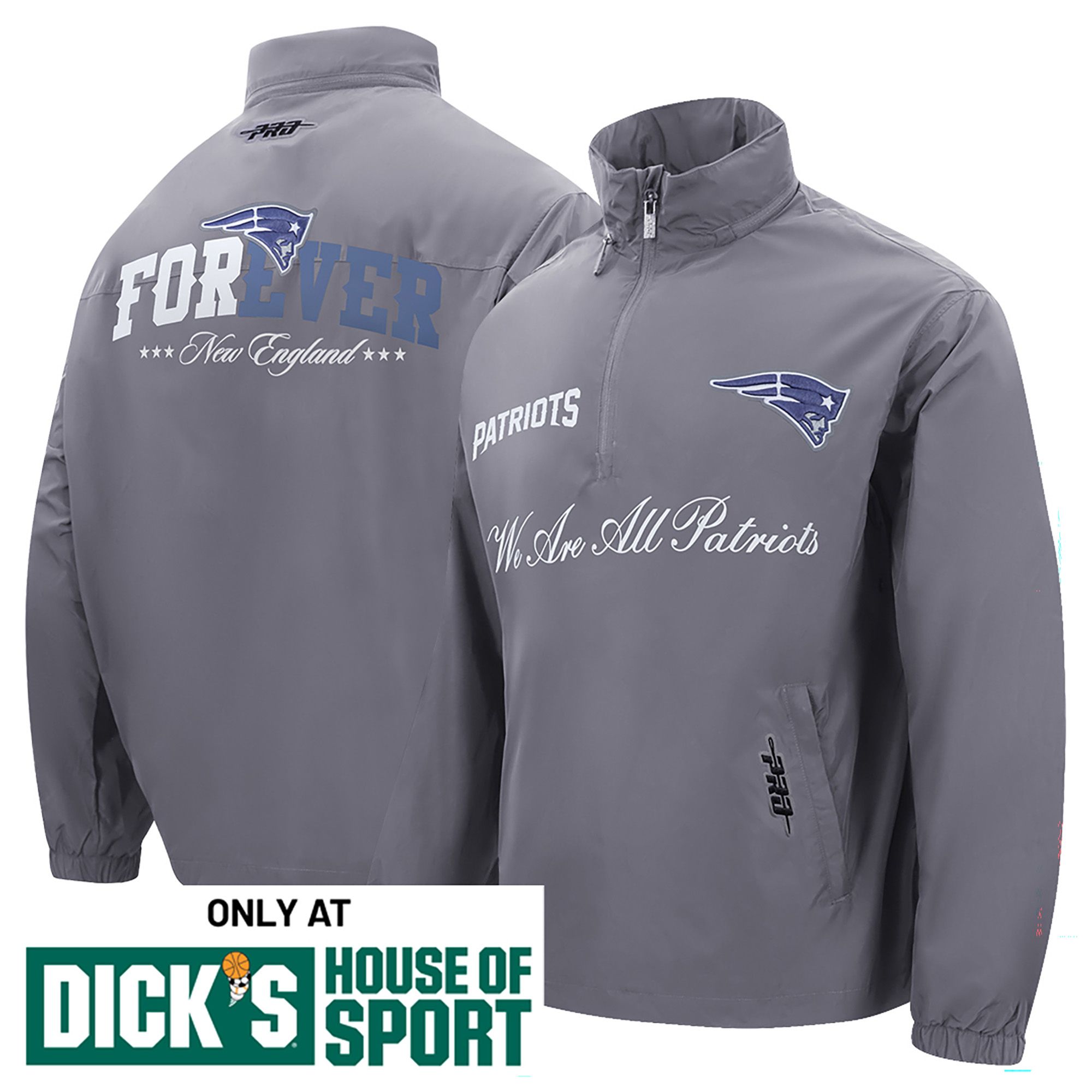 Pro Standard Men's New England Patriots NFL Rivalries Pre-Game 1/4