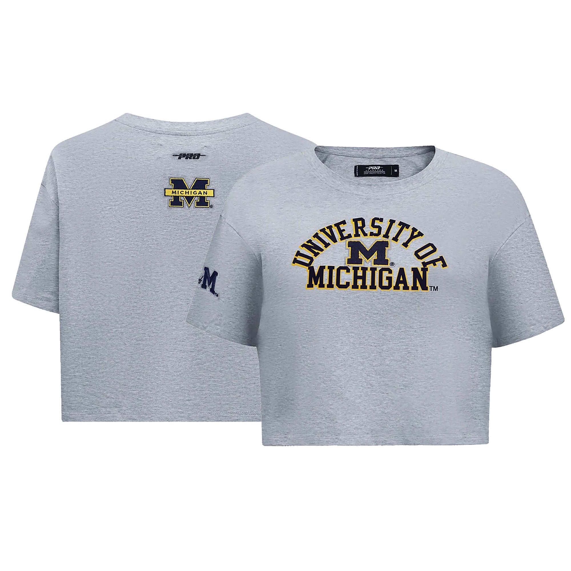 Pro Standard Women's Michigan Wolverines Classic Chenille Boxy T