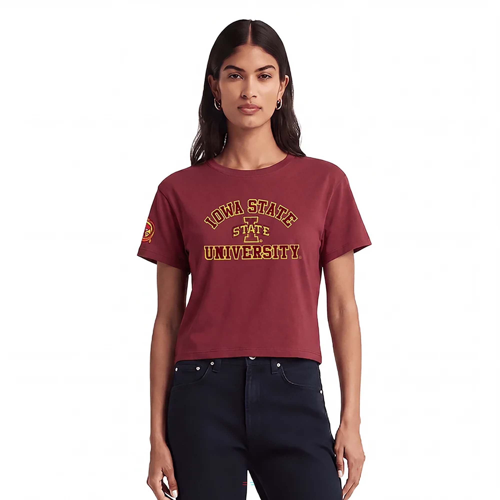 Pro Standard Women's Iowa State Cyclones Classic Chenille Boxy T