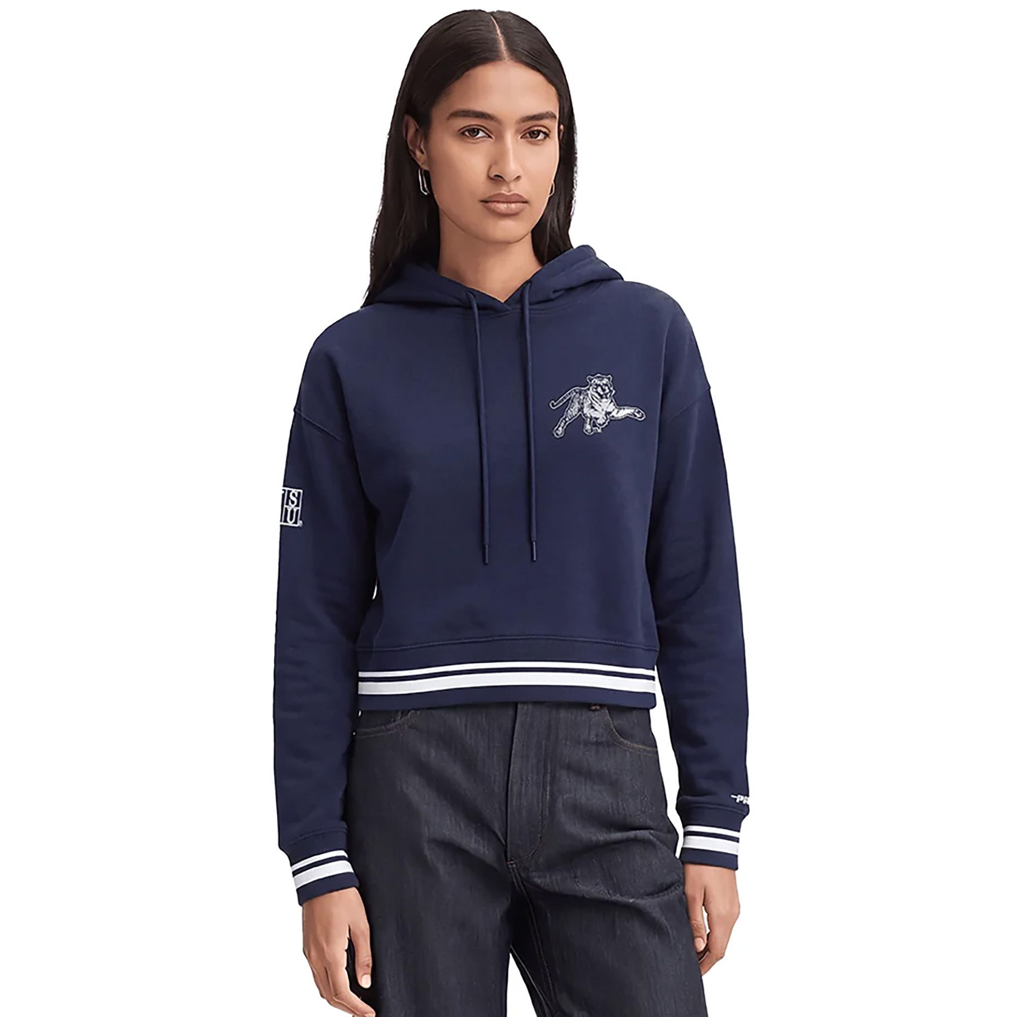 Pro Standard Women's Jackson State Tigers Classic Chenille Cropped