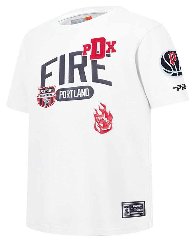 Pro Standard Youth Portland Fire White Letterman T-Shirt | Dick's