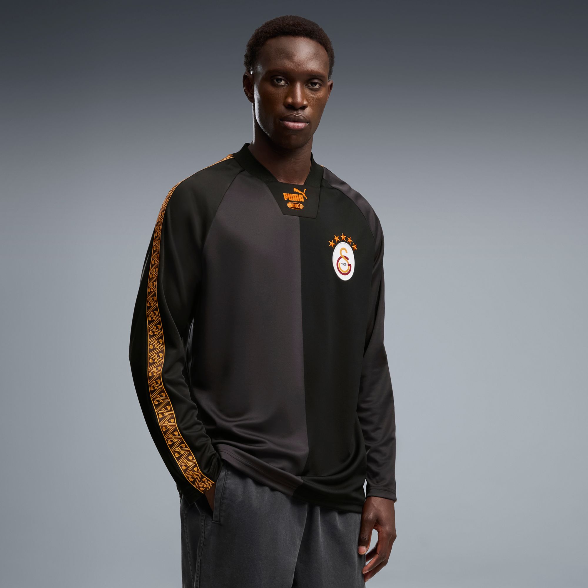 PUMA Adult Galatasaray KING Vintage Long Sleeve Replica Jersey