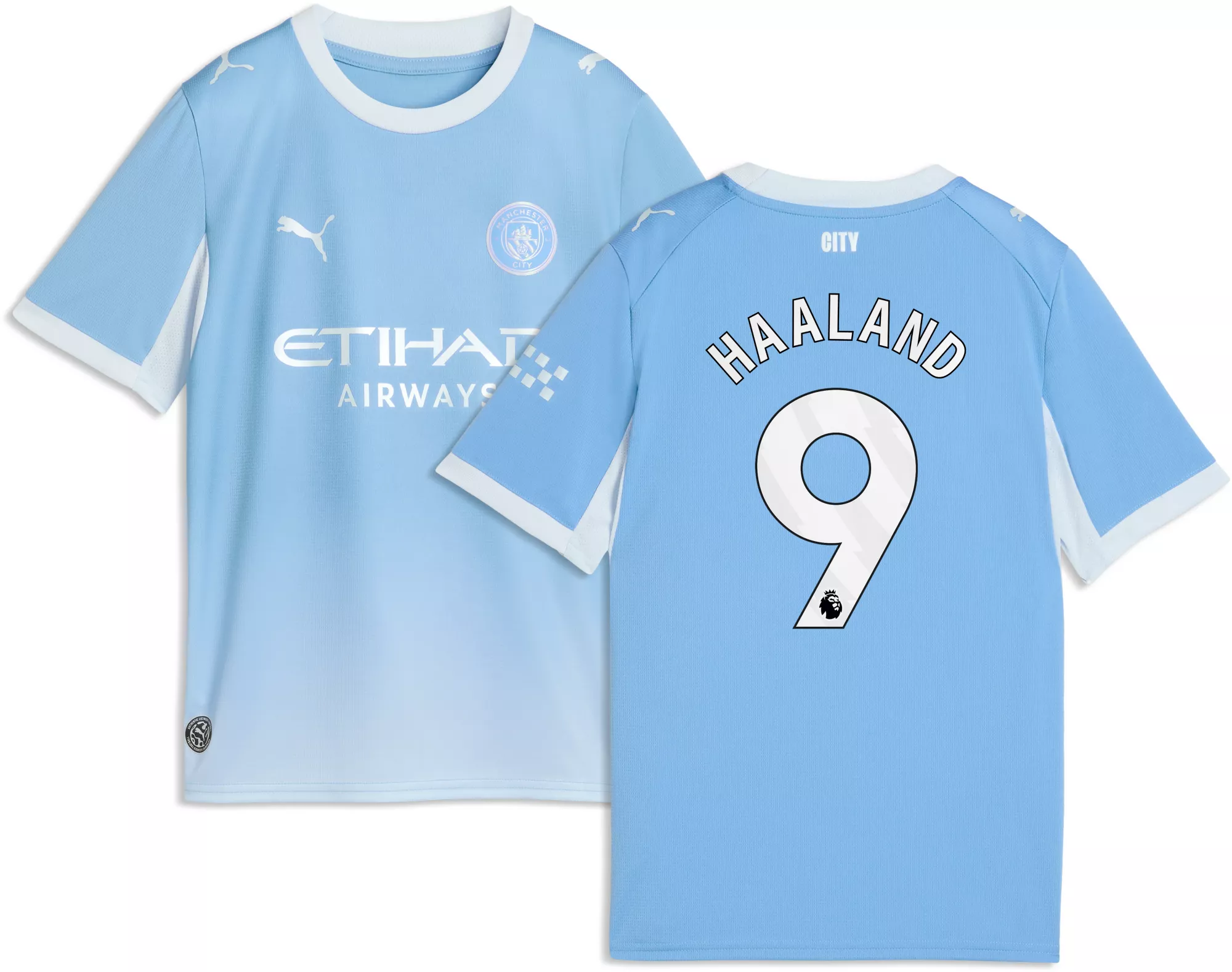 PUMA Adult Manchester City Erling Haaland #9 2026 Home Replica Jersey