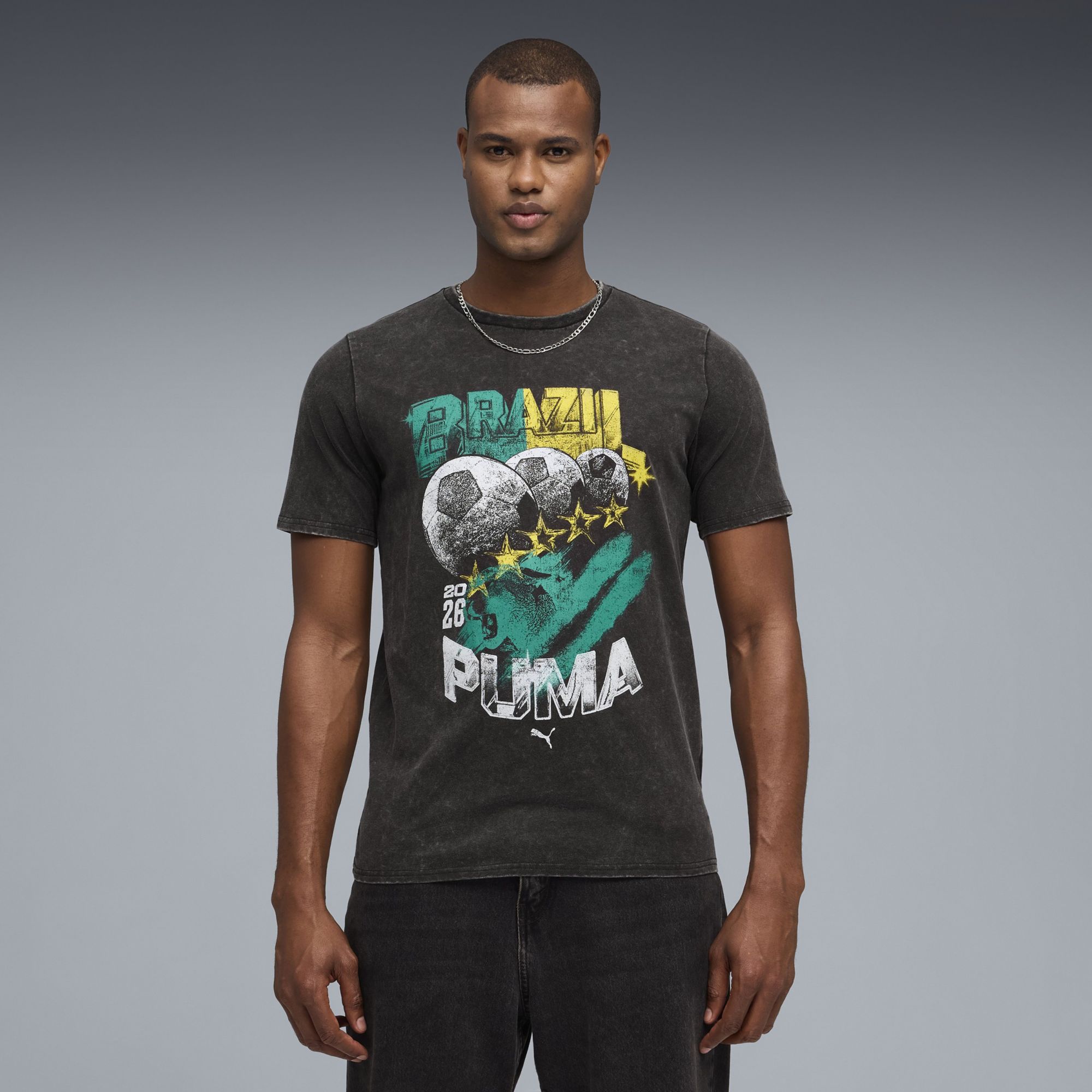 PUMA Adult Brazil Black 2026 90's Bespoke T-Shirt | Dick's