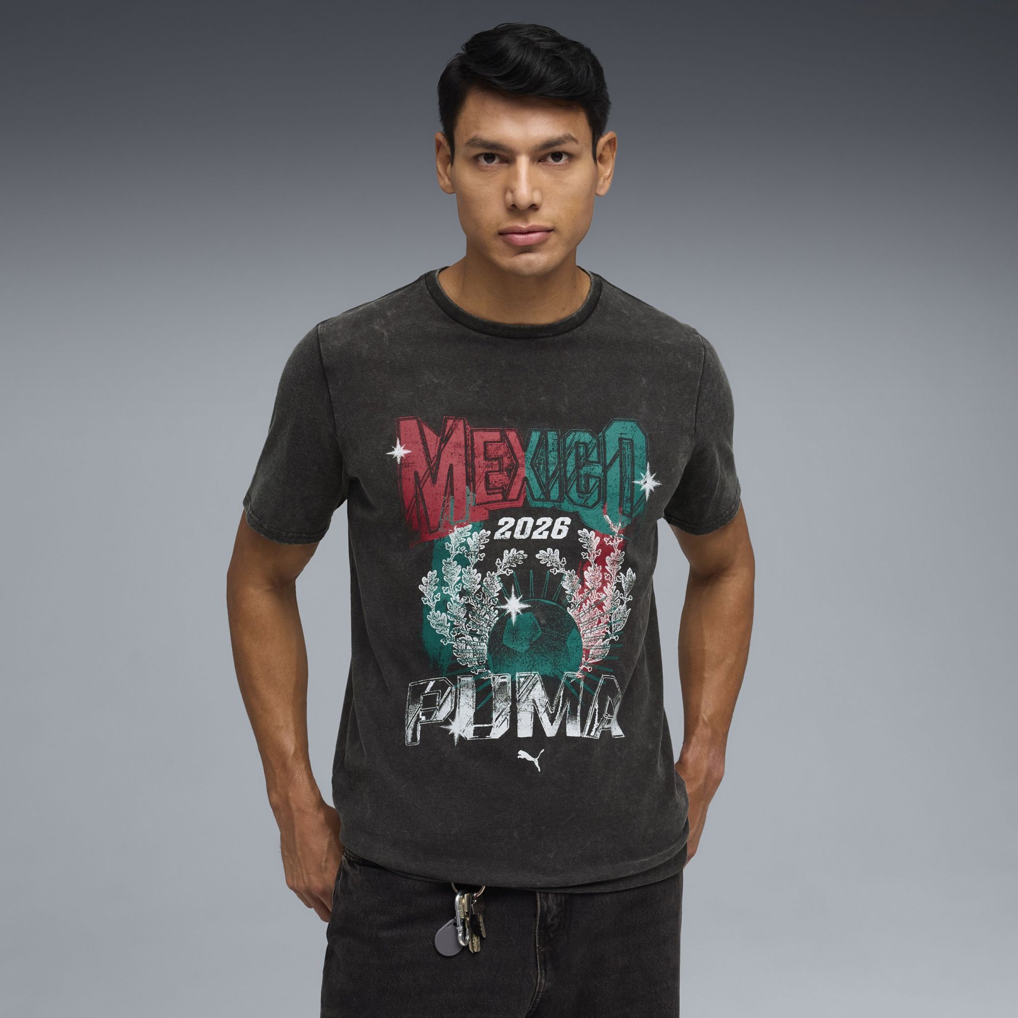 PUMA Adult Mexico Black 2026 90's Bespoke T-Shirt | Dick's
