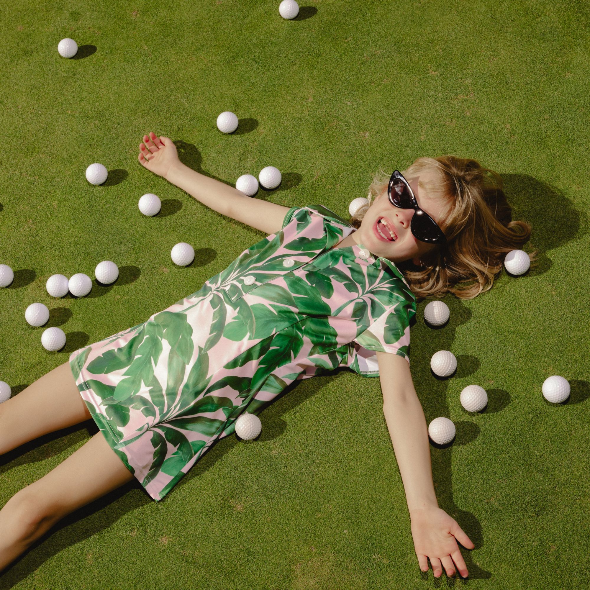 レディースウェア pamapama0601 レディースウェア pamapama0601 PUMA X MUMU Girl's Palm Golf Dress