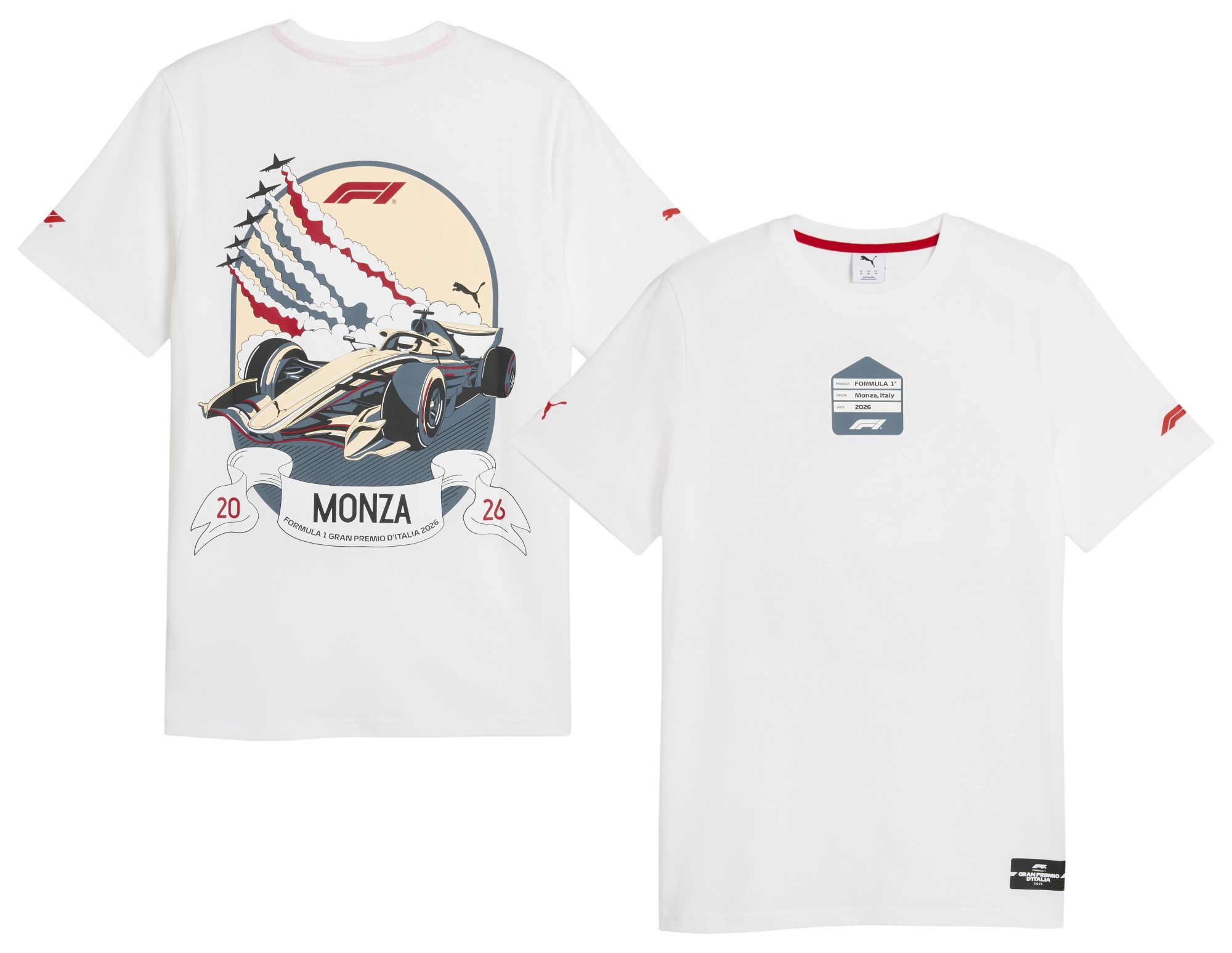 PUMA Men's F1 Monza White Mascot T-Shirt | Dick's Sporting Goods
