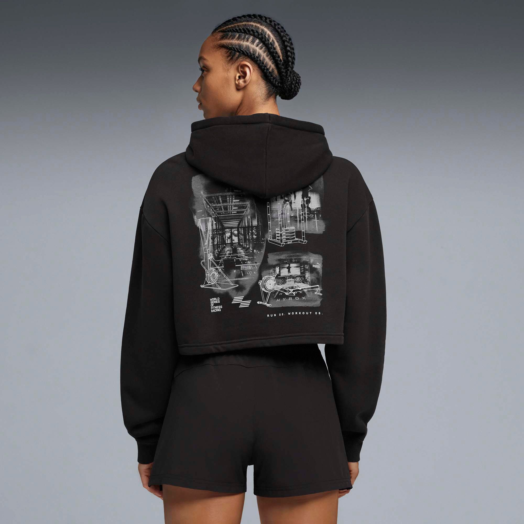 PUMA x HYROX Women's Heavyweight Graphic Hoodie | Dick's Sporting