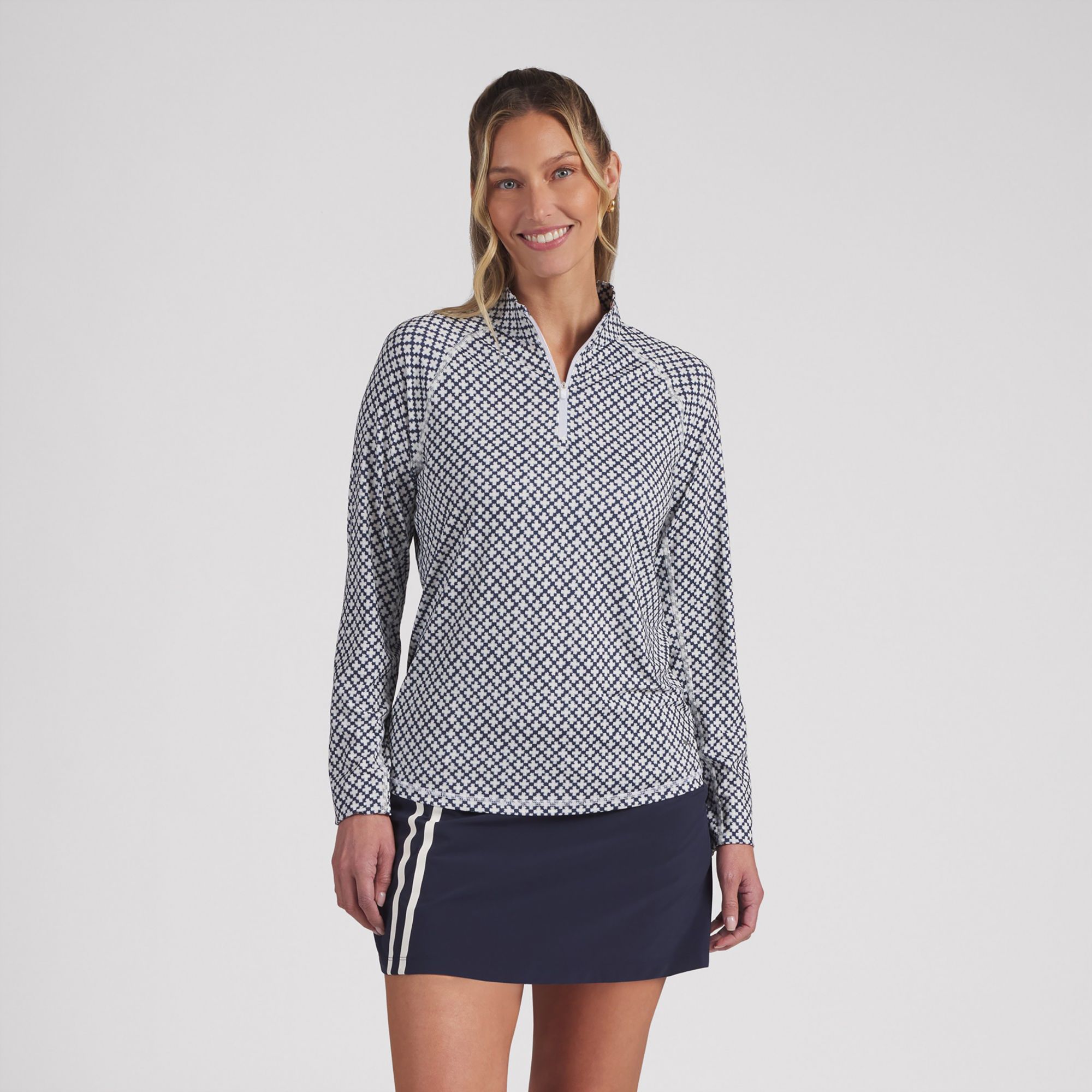 PUMA Women's UV Club Print Golf ¼ Zip | Dick's Sporting Goods