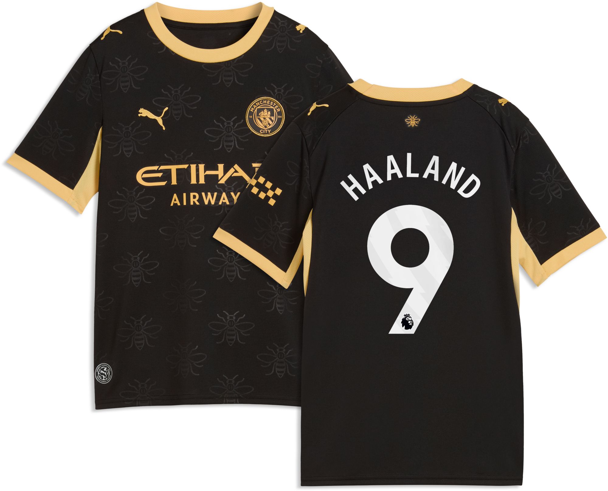 PUMA Youth Manchester City Erling Haaland 2026 Away Replica Jersey