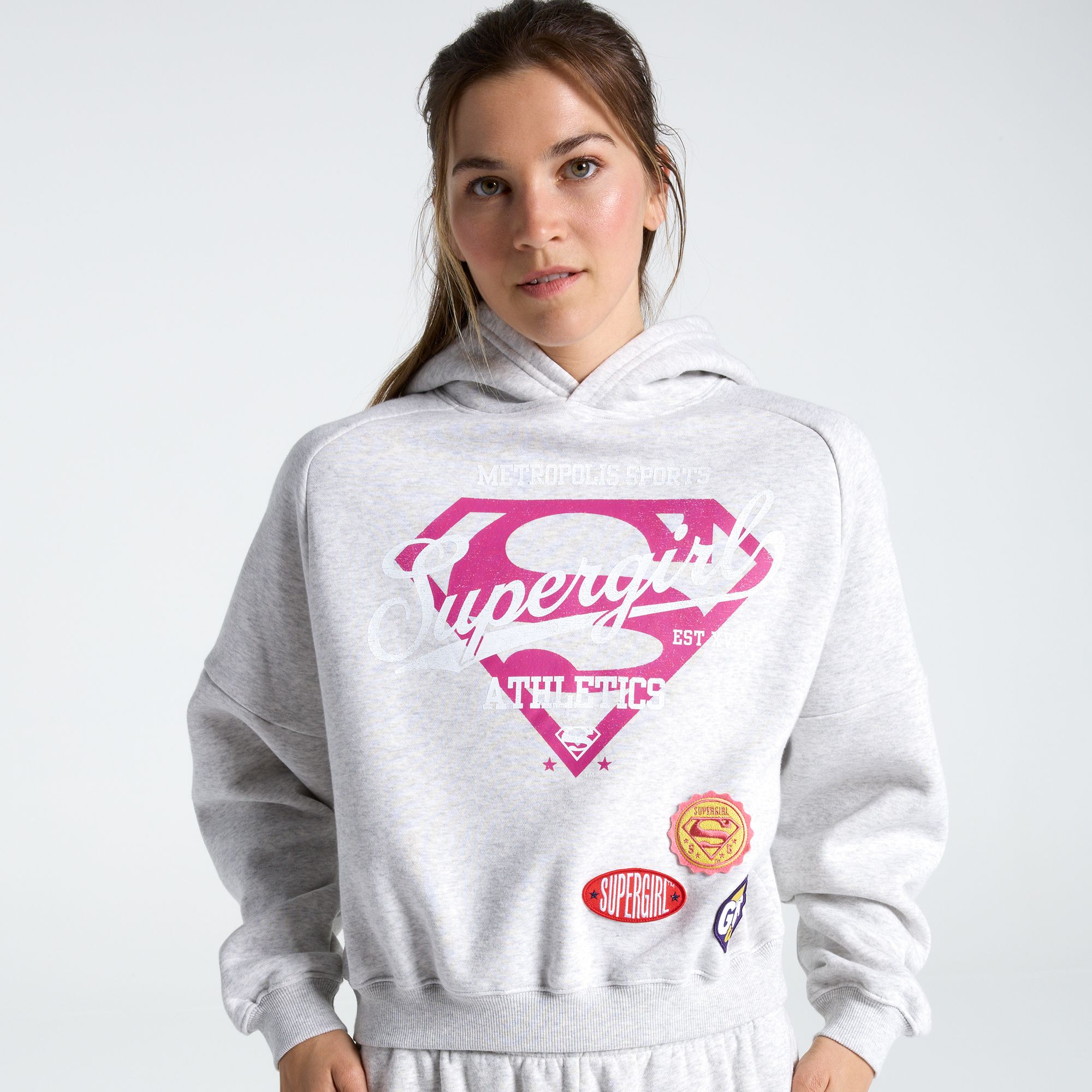 DC x DSG Women's Supergirl Athletics Athletic Crop Hoodie | Dick's