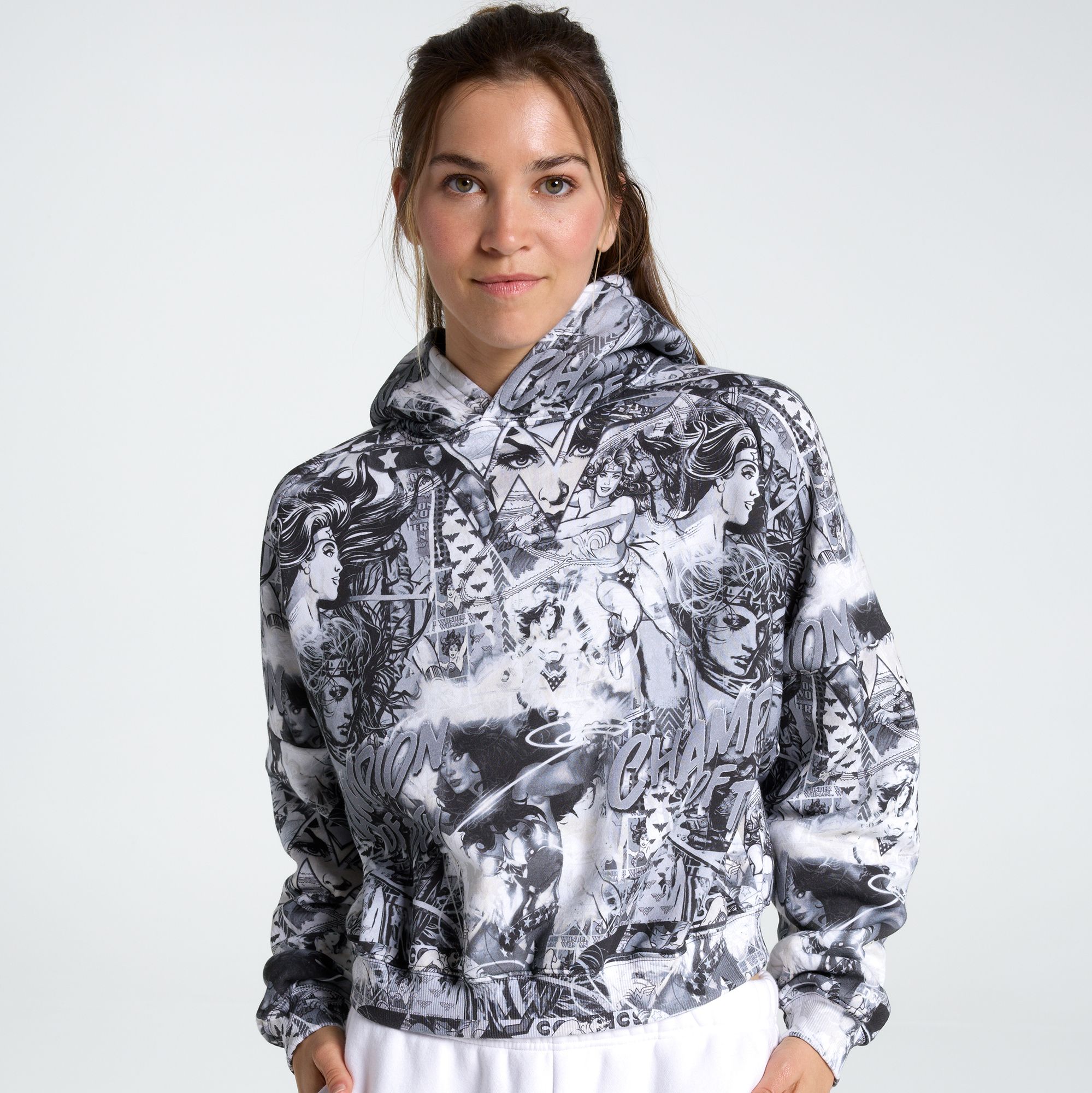 DC x DSG Women's Wonder Woman Athletic Crop Hoodie | Dick's