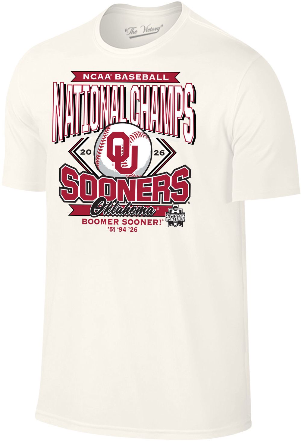 Retro Brand Adult 2026 College World Series Baseball Champions